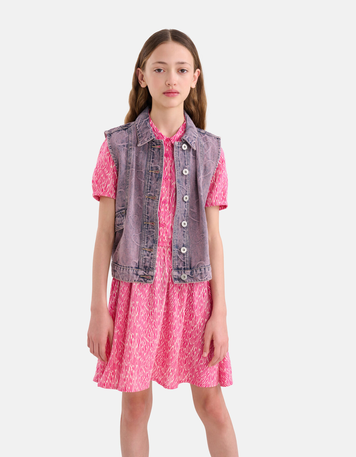 Herz Gilet Lila SHOEBY GIRLS