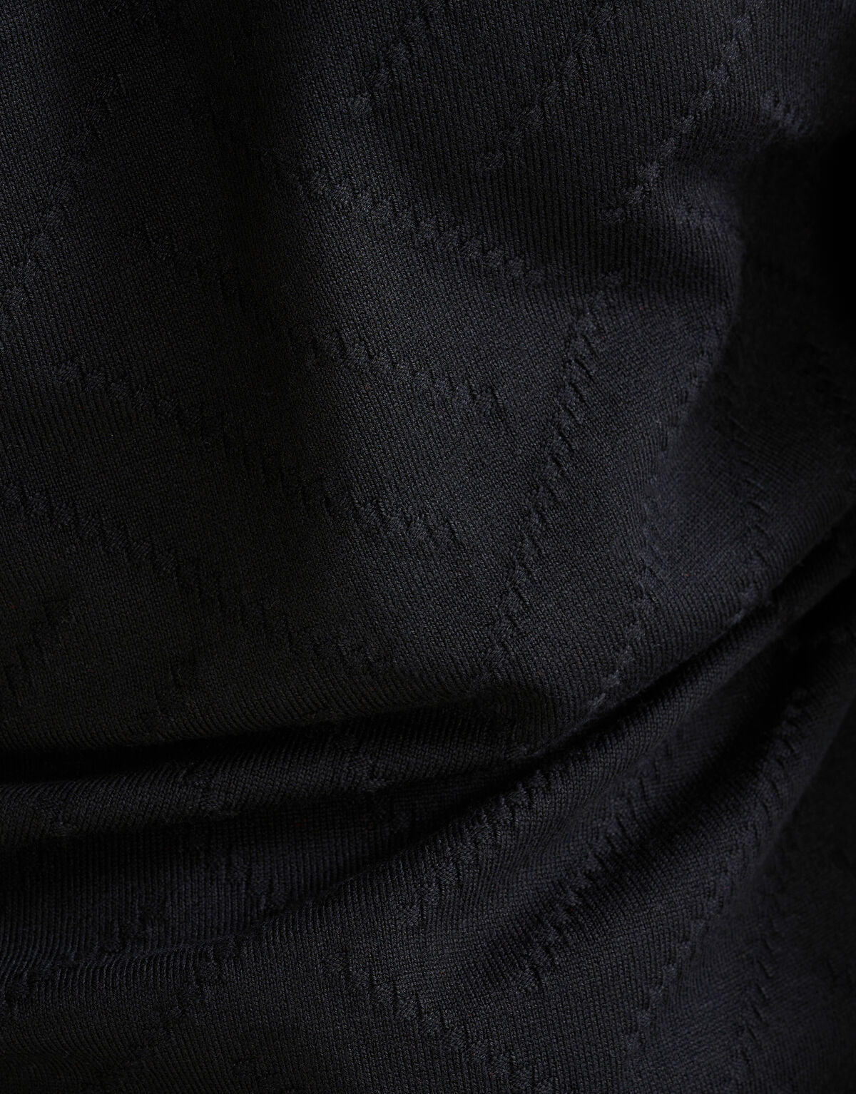 Diagonaler Pullover Schwarz SHOEBY MEN