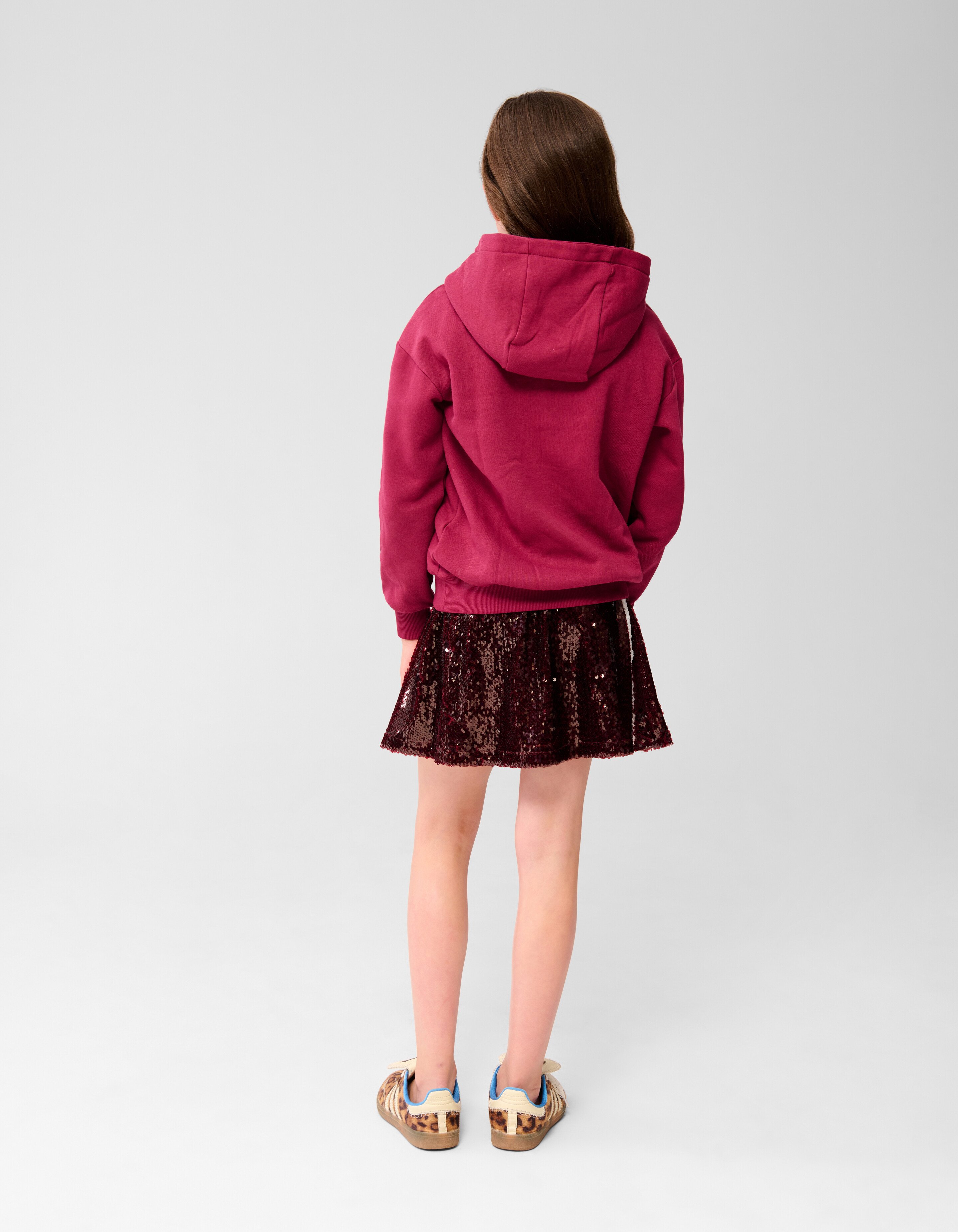 New York Artwork Hoodie Dunkelrot SHOEBY GIRLS