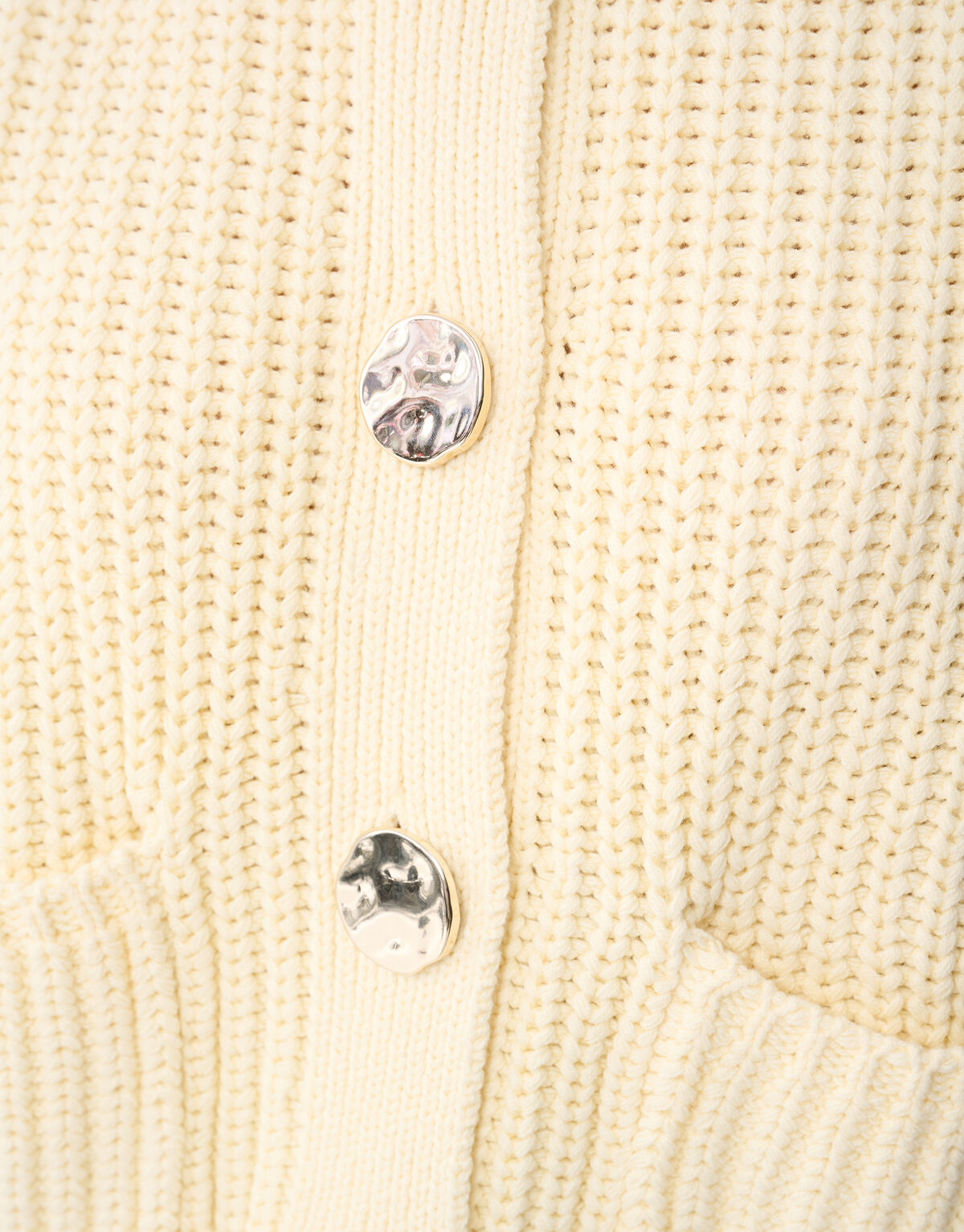 Gilet mit großem Knopf Off White SHOEBY WOMEN