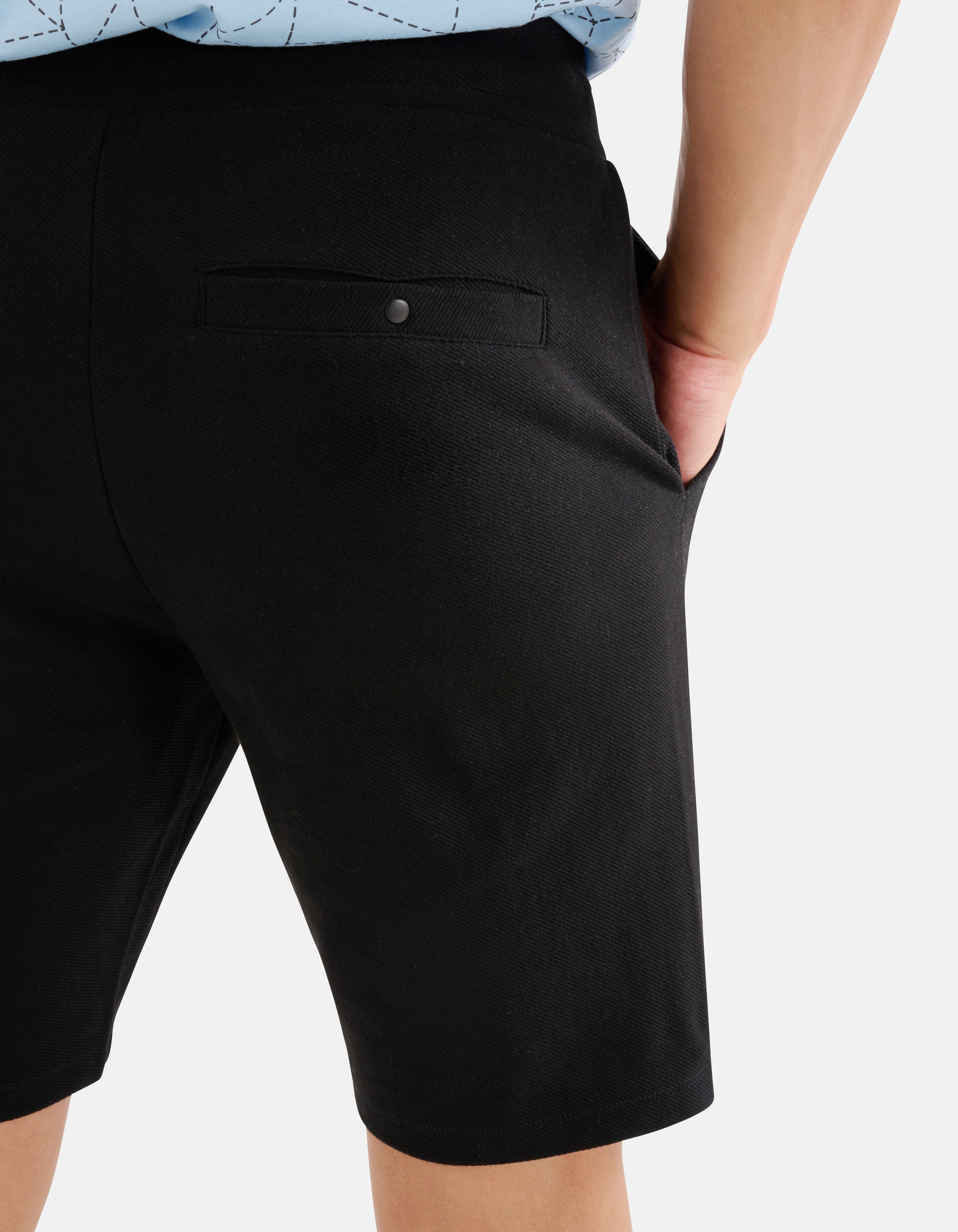 Structuur Short Zwart SHOEBY MEN
