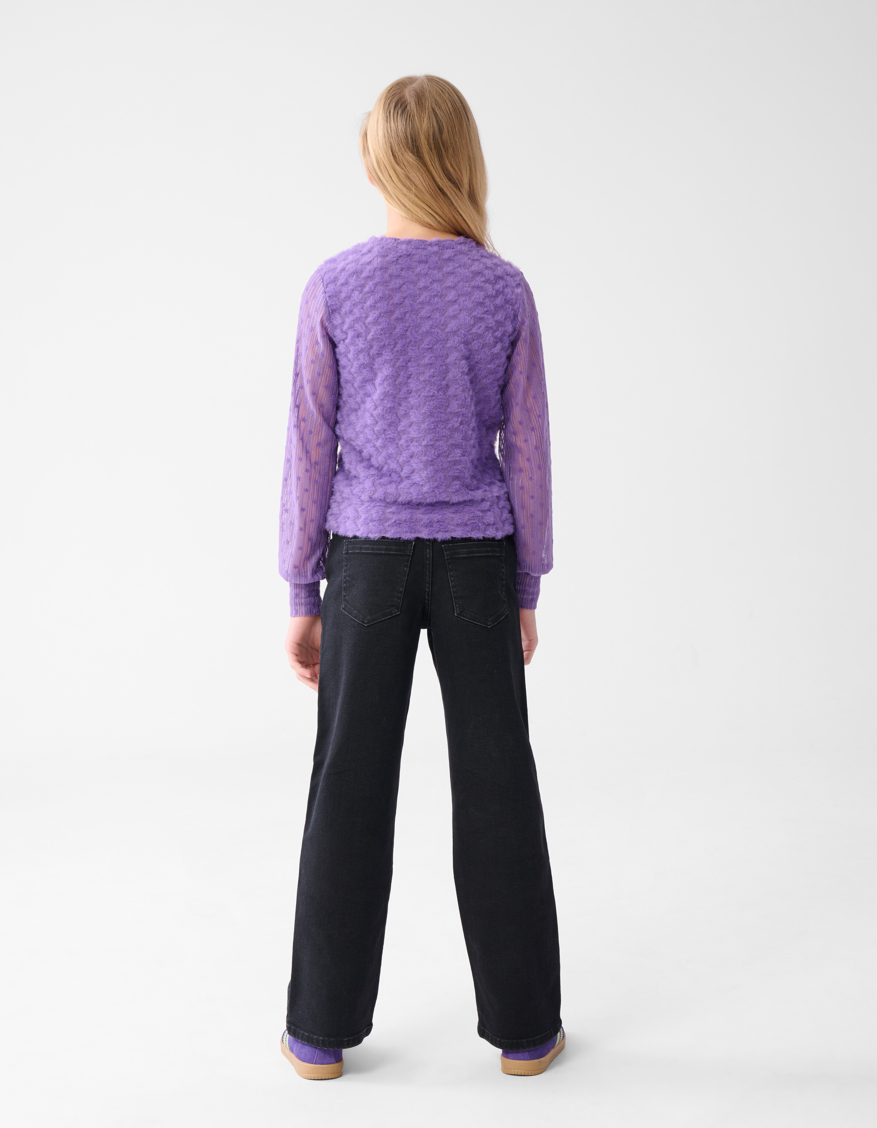 Strass Herz Straight Fit Jeans Schwarz SHOEBY GIRLS