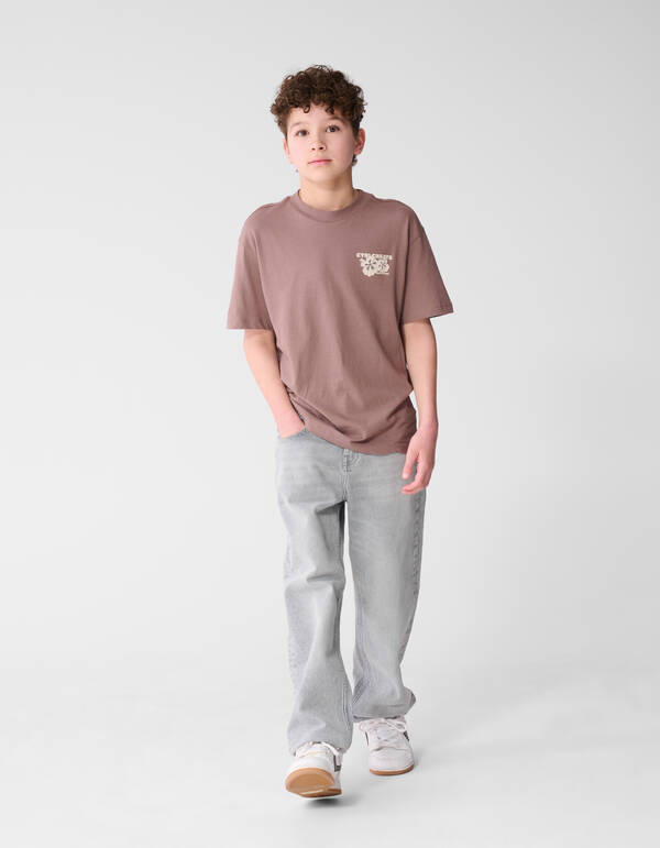 Create Artwork T-Shirt Taupe SHOEBY BOYS