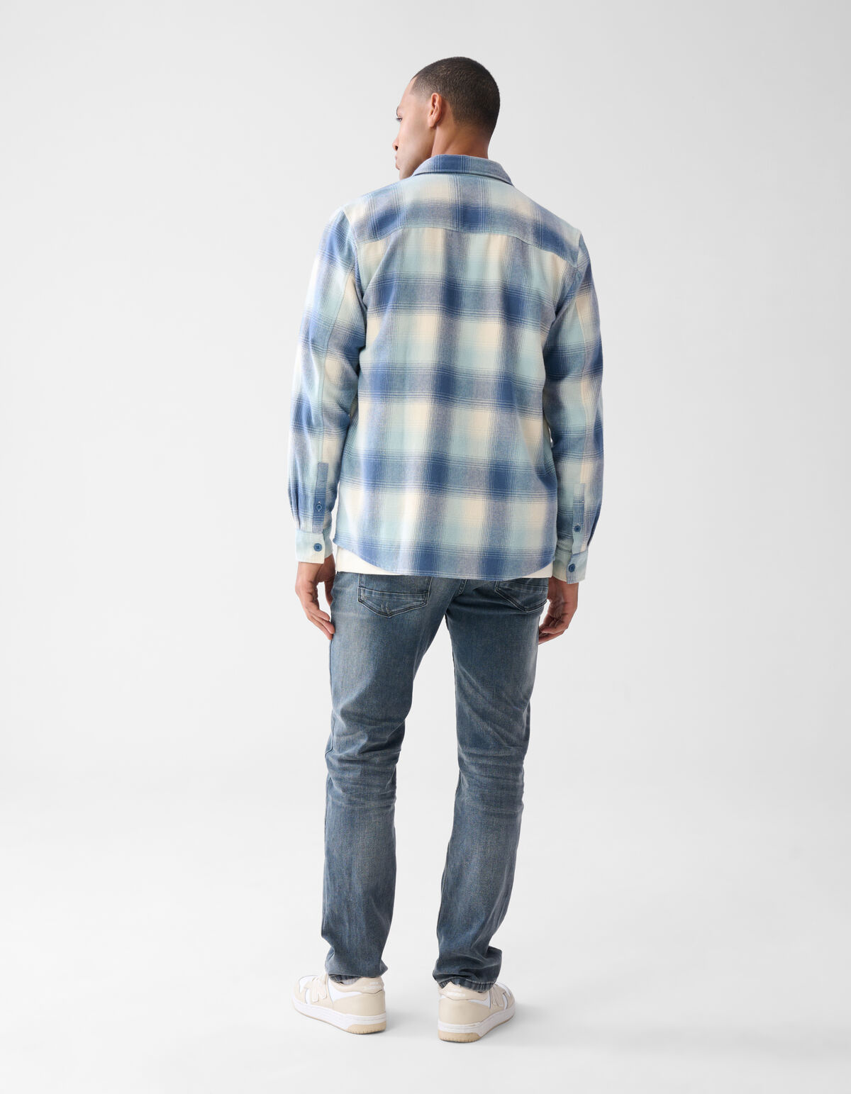 Kariertes Hemd Blau SHOEBY MEN