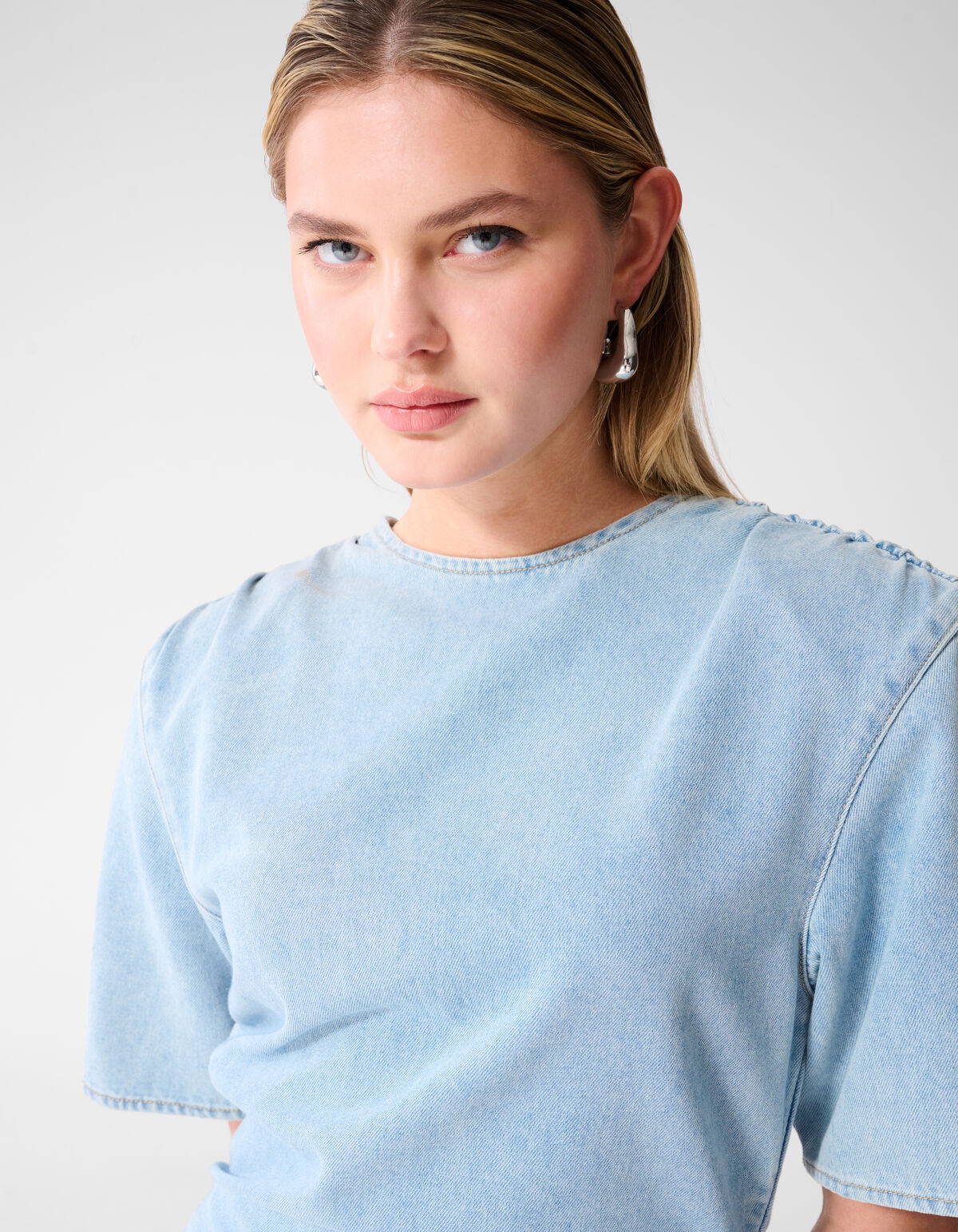 Denim Mini Kleid Gebleicht SHOEBY WOMEN
