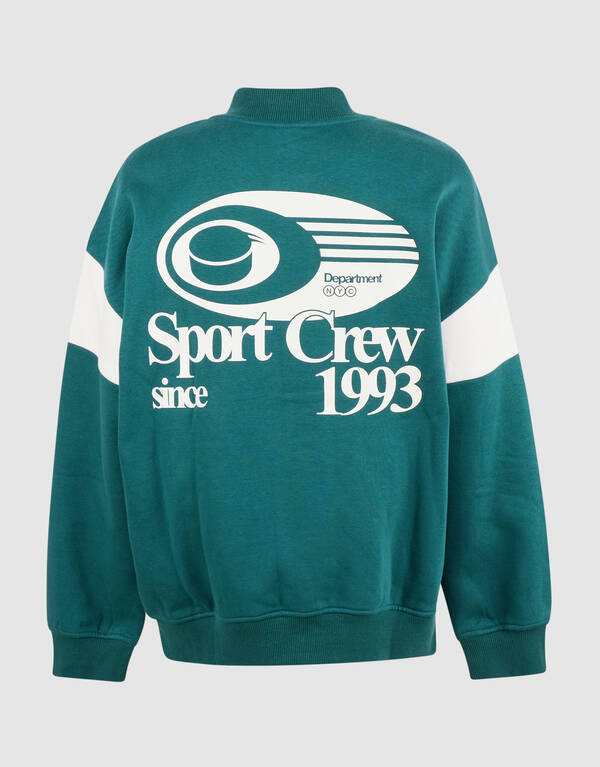 Oversized Sportliche Bomberjacke Dunkelgr&uuml;n SHOEBY BOYS