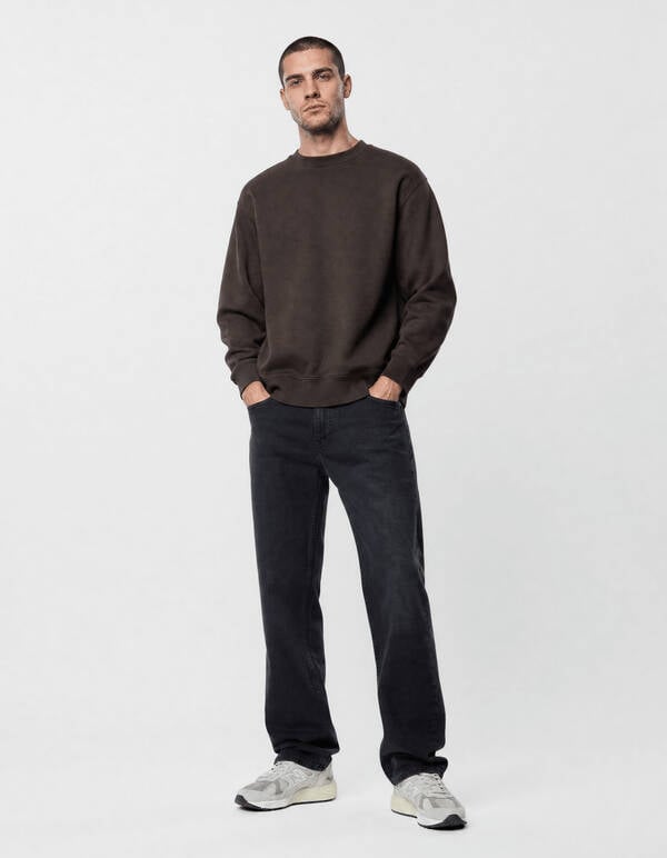 Moderne Straight-Fit-Jeans Schwarz Gr&ouml;&szlig;e 34 SHOEBY MEN
