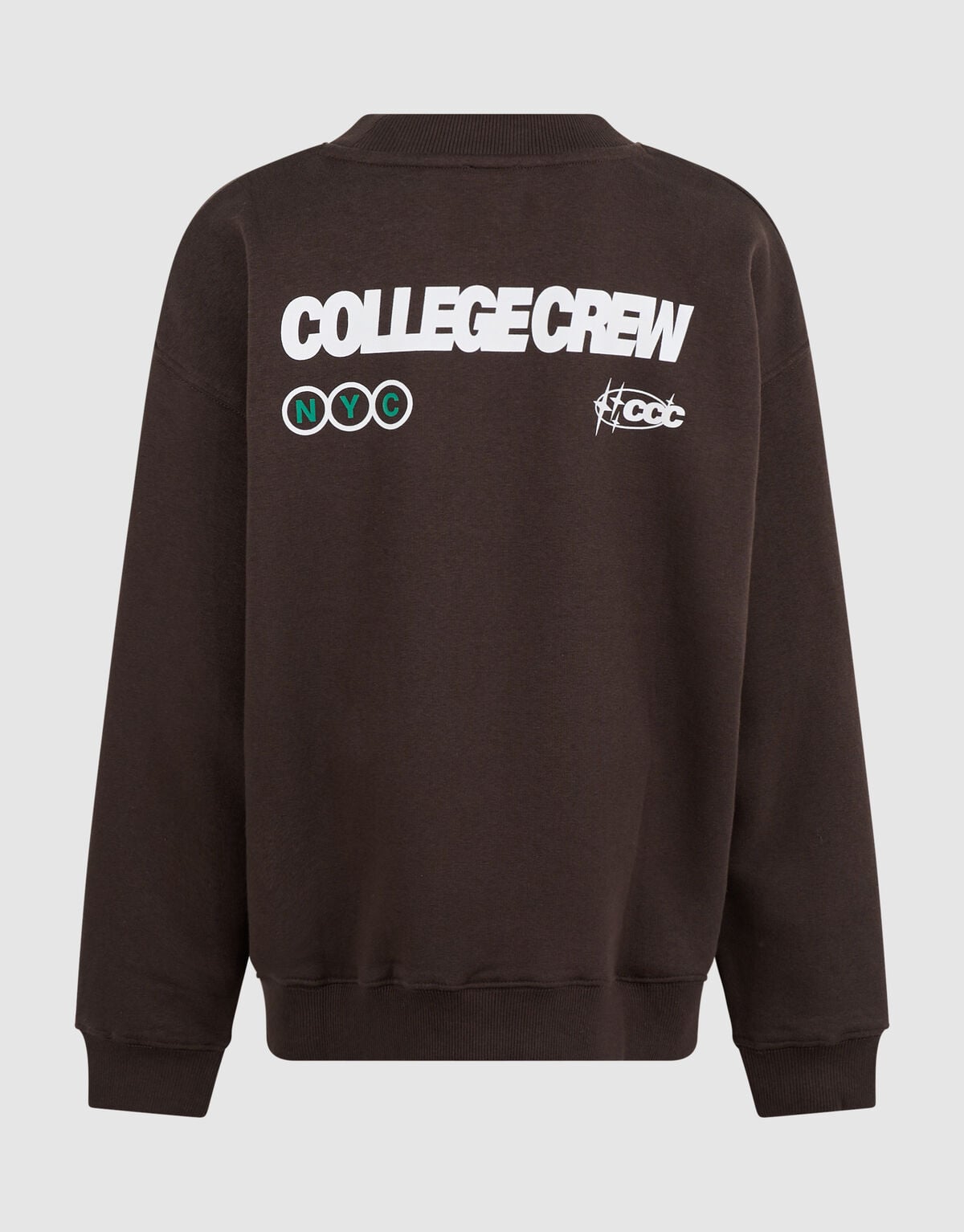 College Artwork Sweater Dunkelbraun SHOEBY BOYS