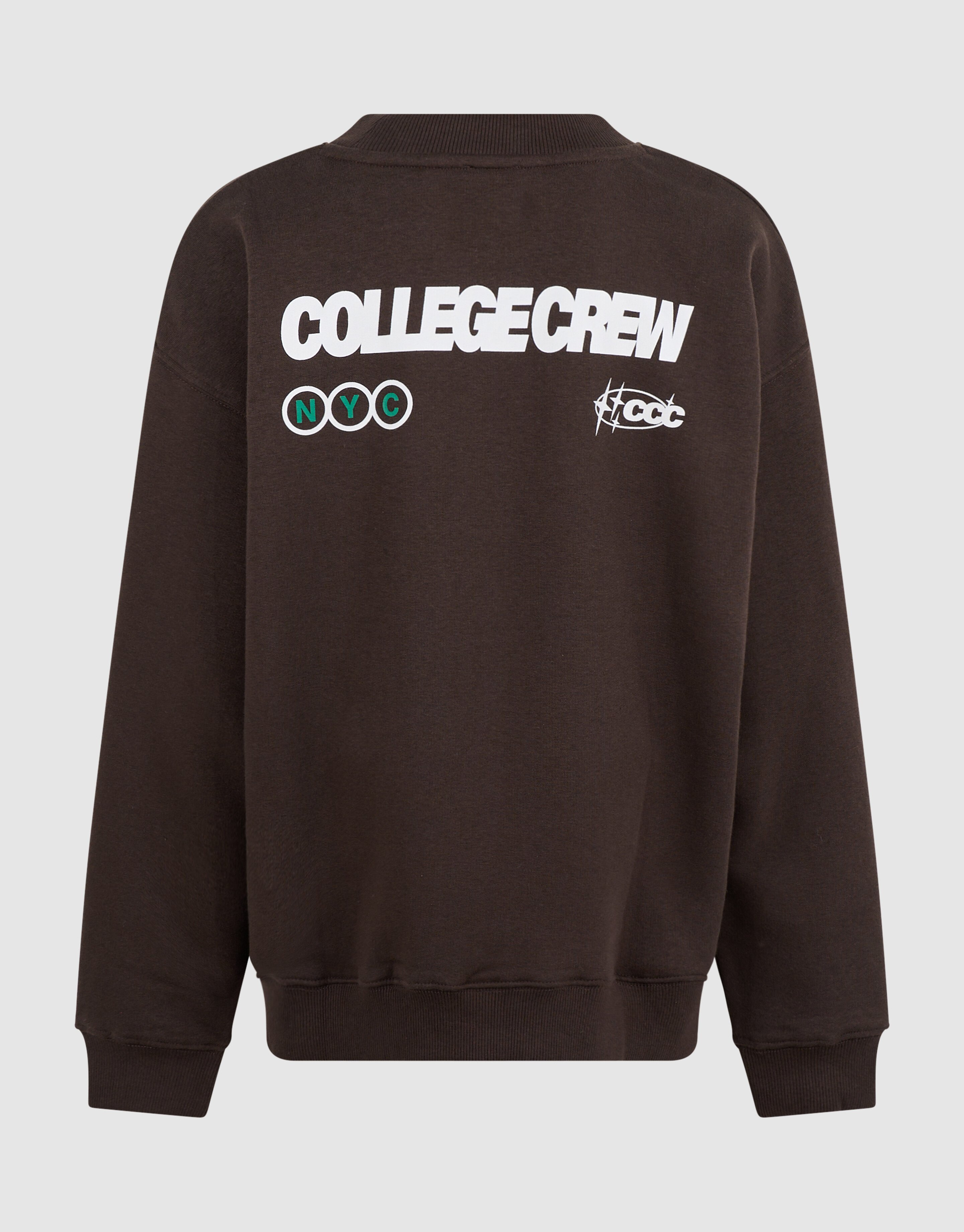 College Artwork Sweater Dunkelbraun SHOEBY BOYS