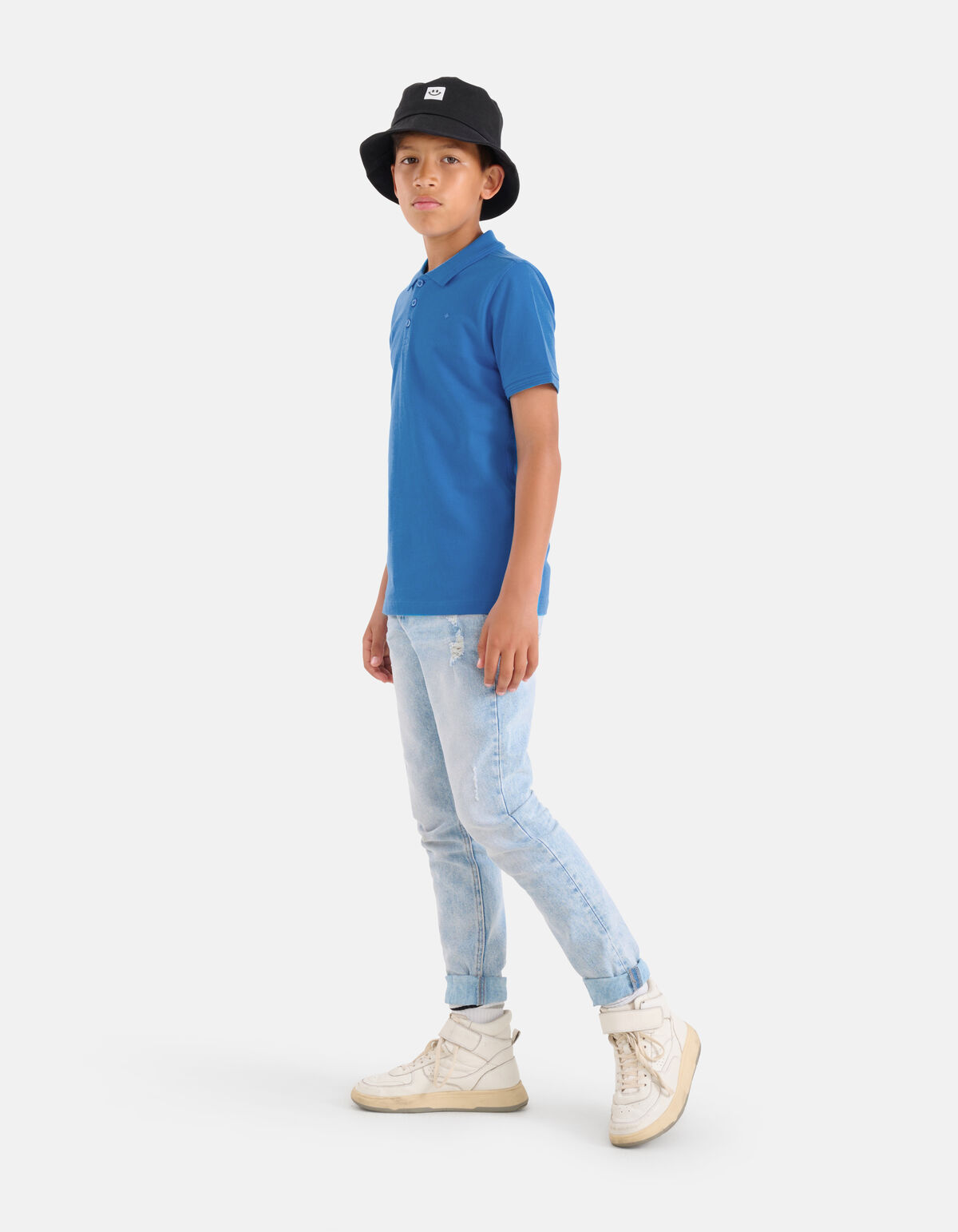 Basic Polo Blau SHOEBY BOYS