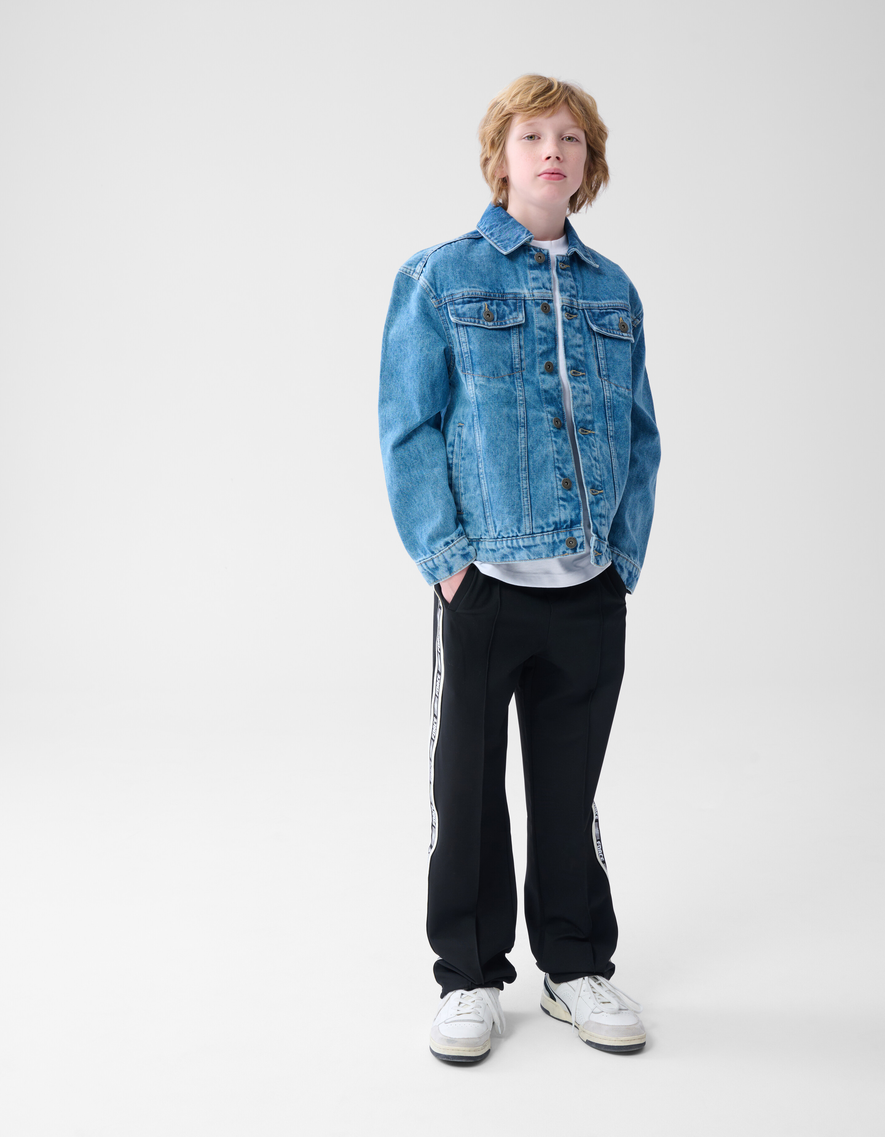 Basic Denim Jack Mediumstone SHOEBY BOYS
