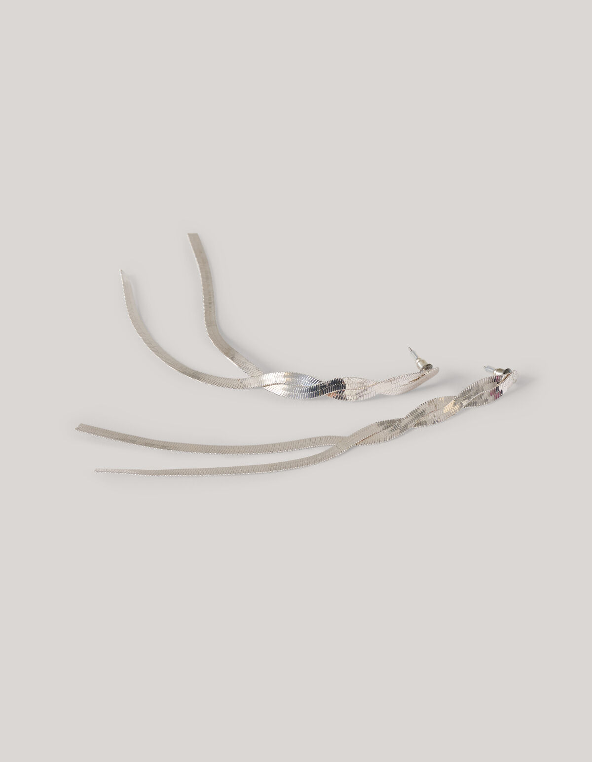 Gedrehte Ohrringe Silber SHOEBY ACCESSOIRES