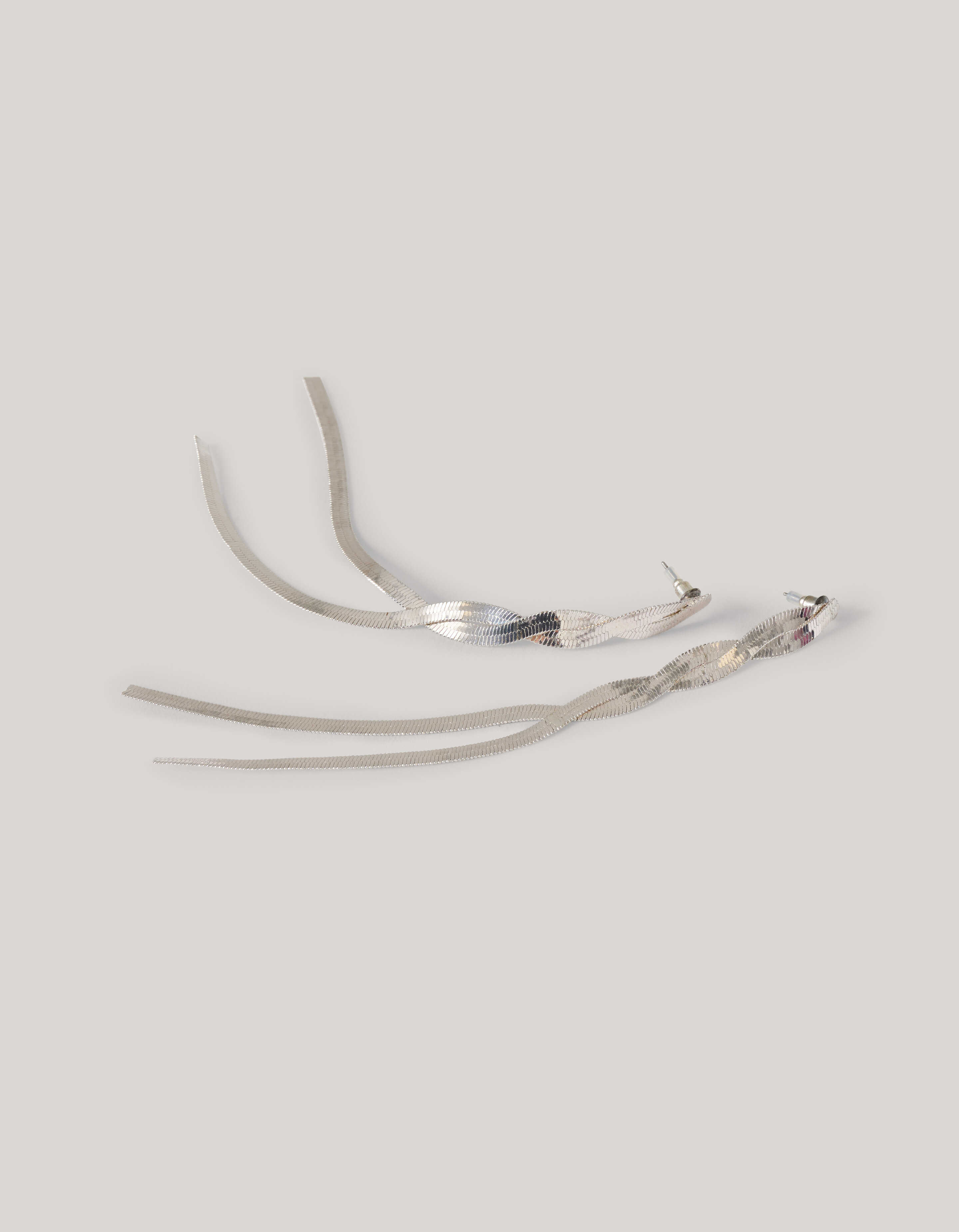 Gedrehte Ohrringe Silber SHOEBY ACCESSOIRES