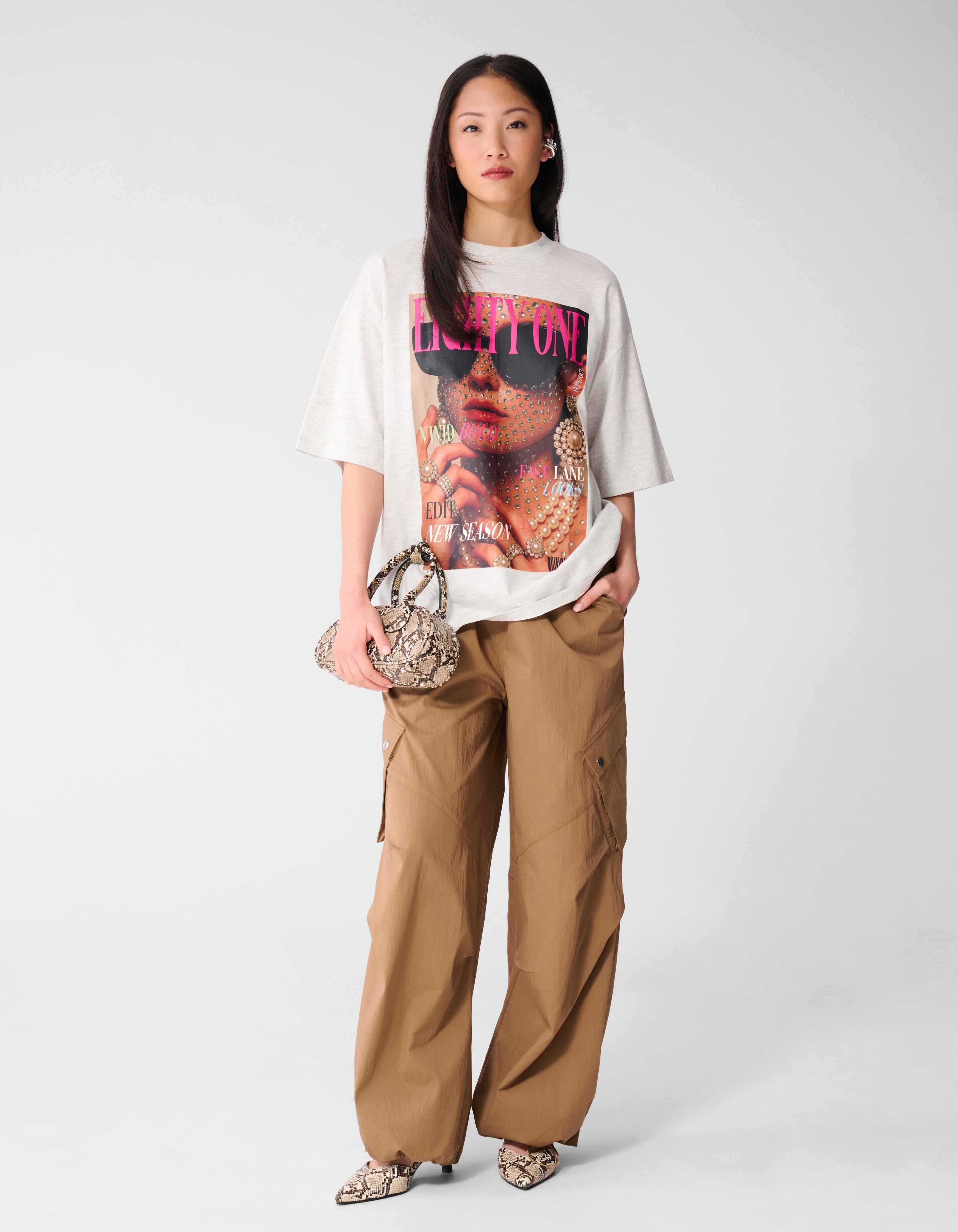 Cargo Balloon Fit Hose Braun SHOEBY WOMEN