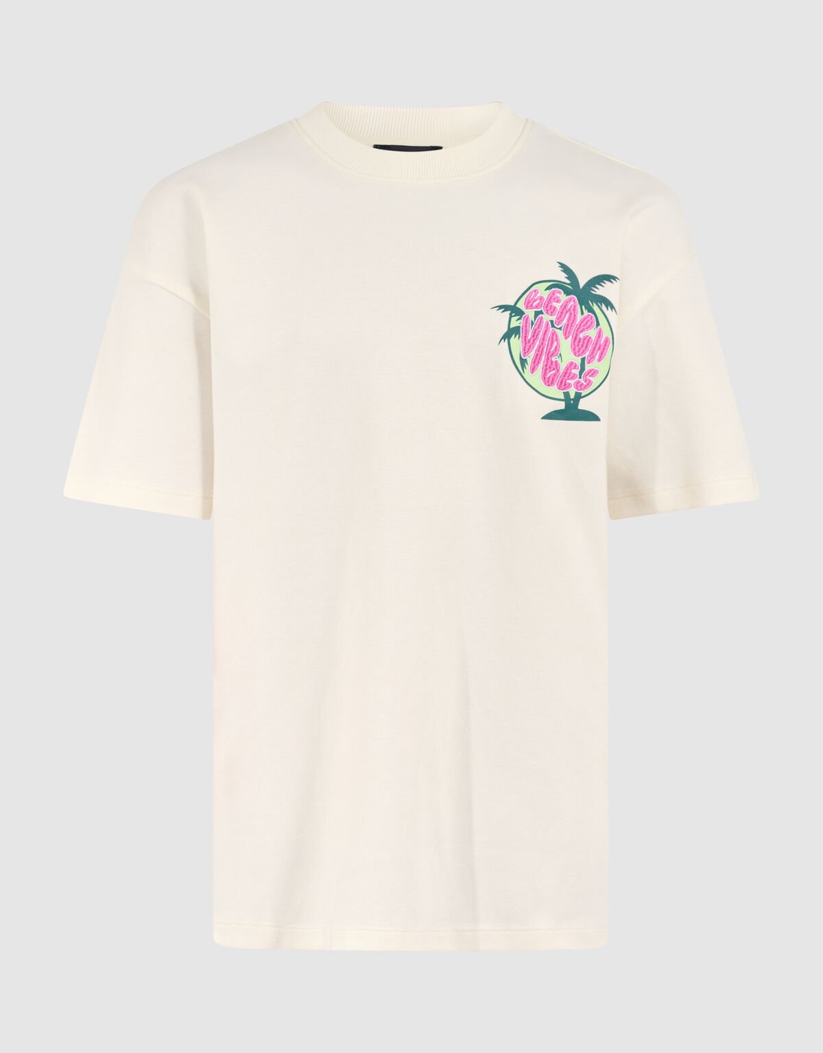 Vibes Artwork T-shirt Off White SHOEBY BOYS