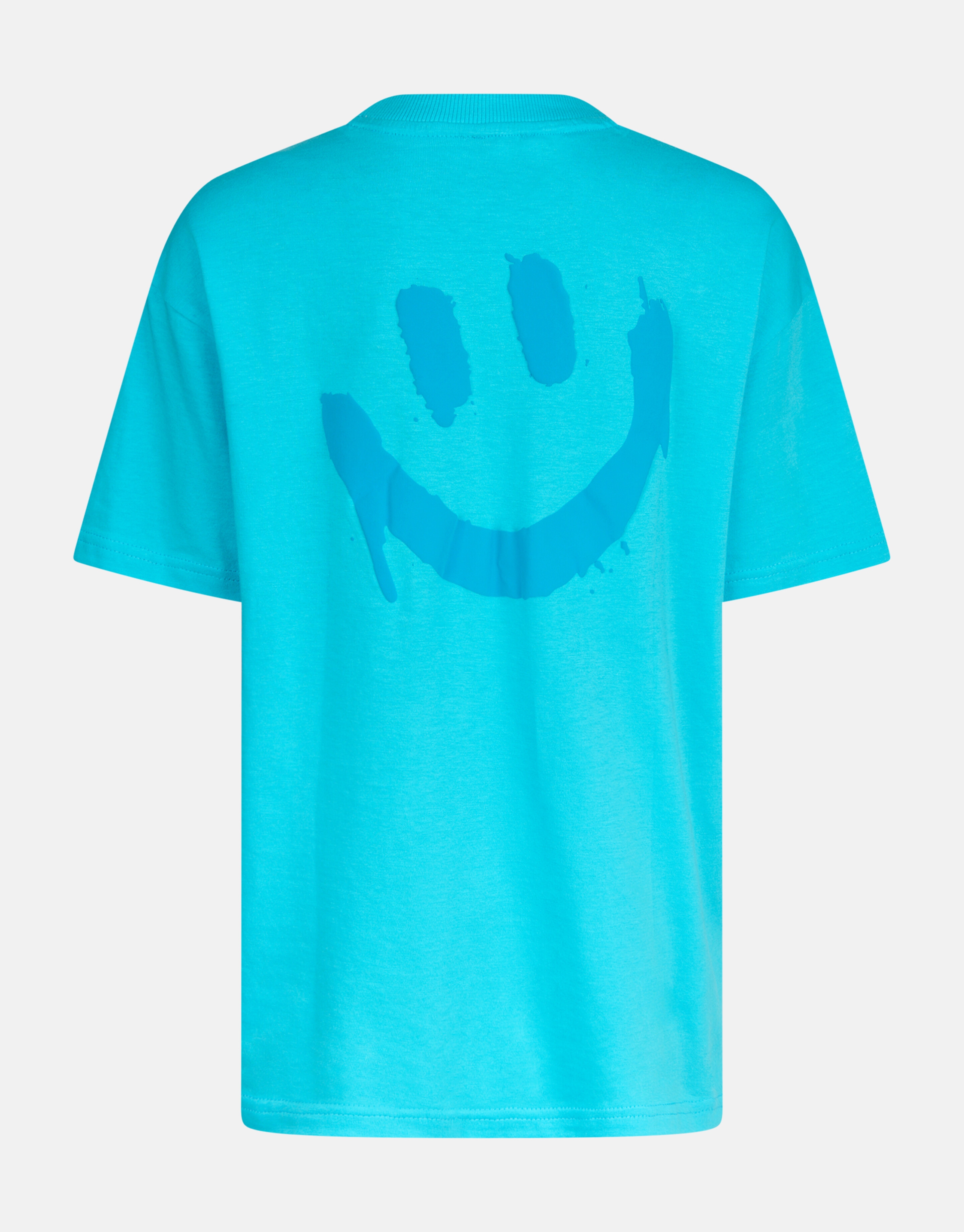 Smiley Artwork T-shirt Blauw SHOEBY BOYS