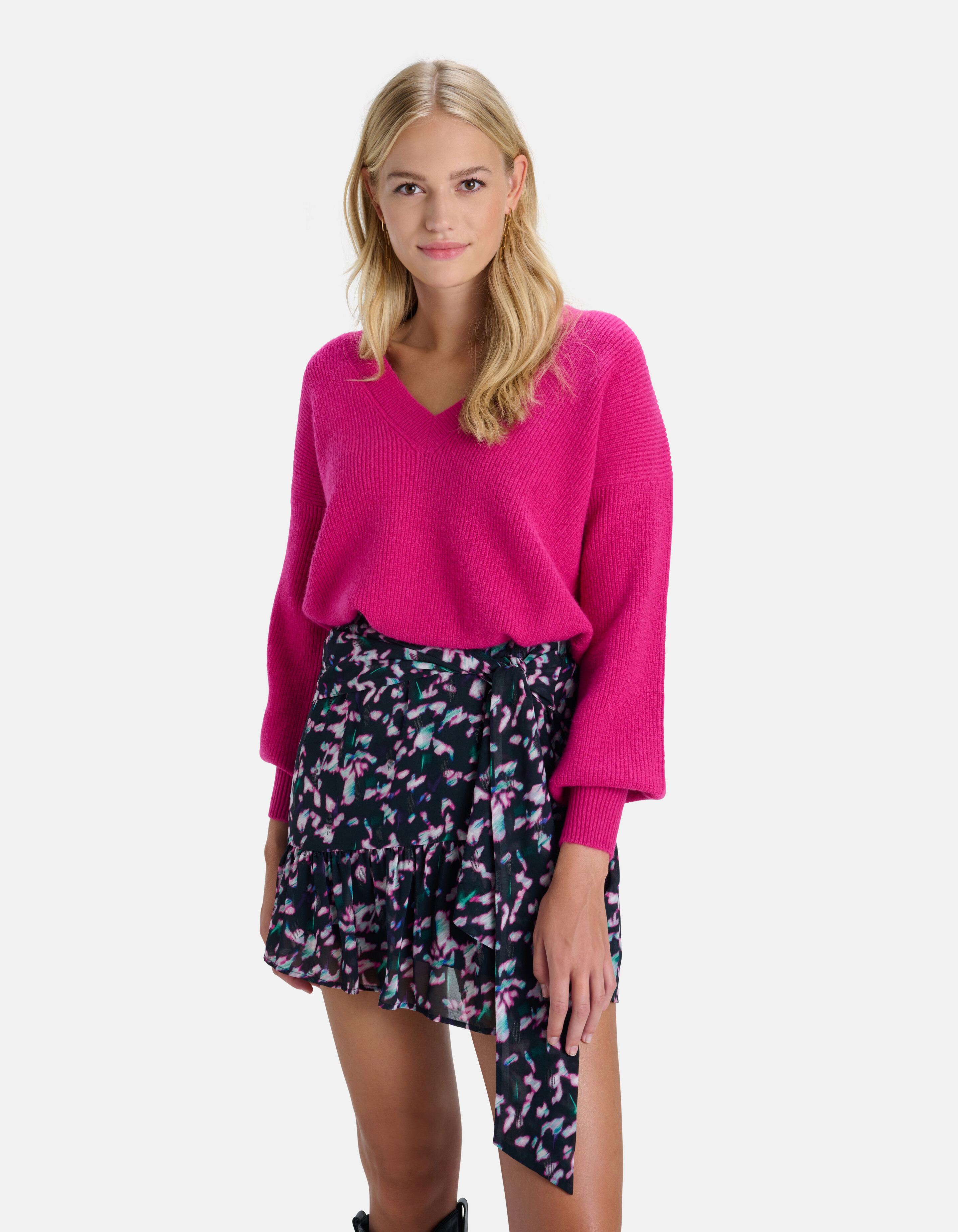 Rock mit abstraktem Druck SHOEBY WOMEN