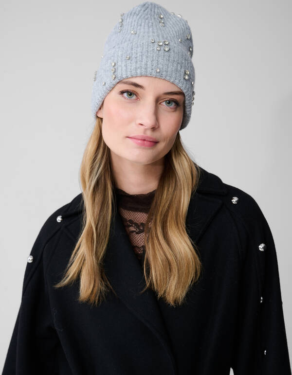 Strasshut Hellgrau SHOEBY ACCESSOIRES