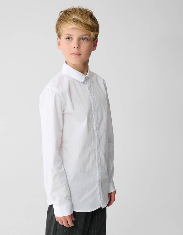 Basic Shirt Weiß SHOEBY BOYS