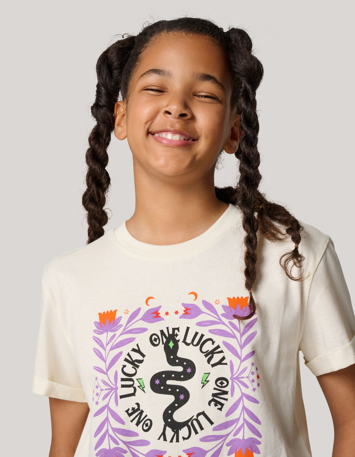 Artwork T-shirt Wit SHOEBY GIRLS