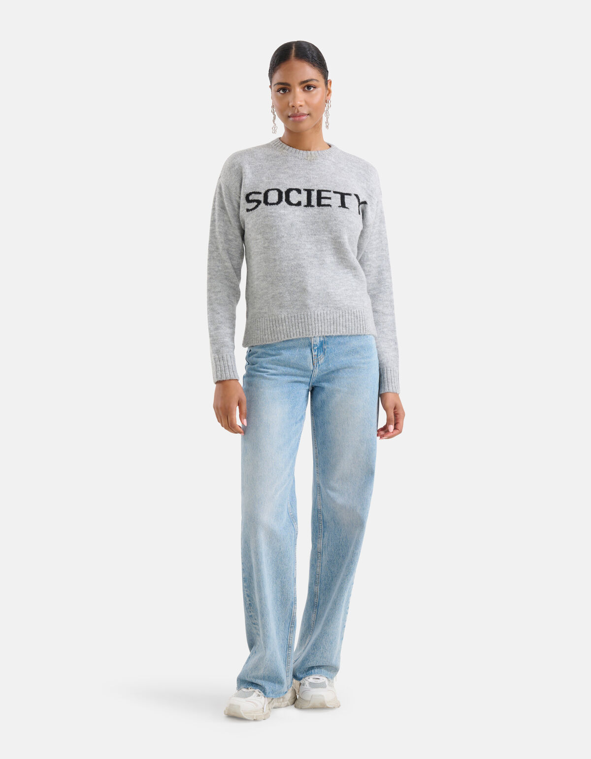 Strickpullover hellgrau SHOEBY WOMEN