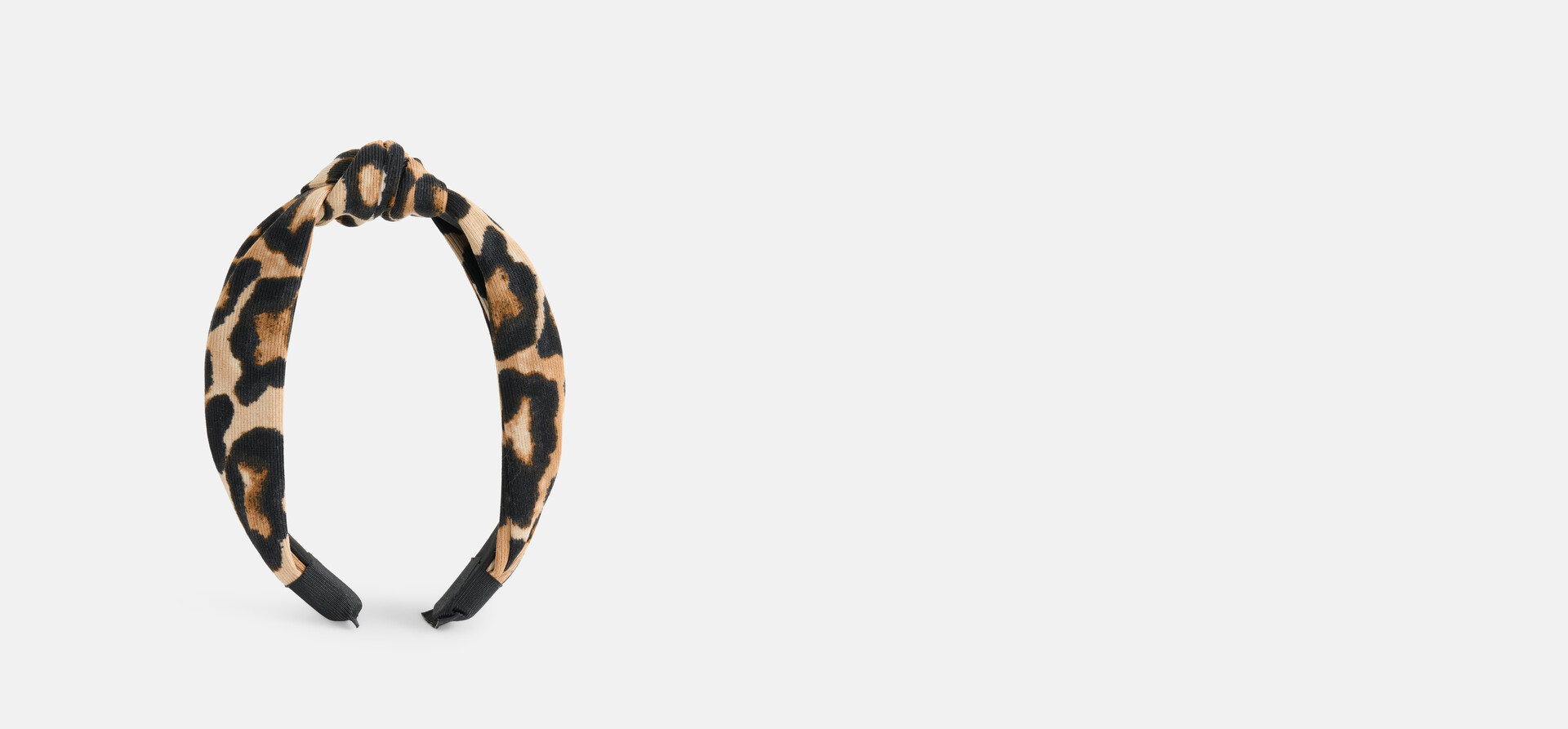 Leopardenknoten-Haarband Braun SHOEBY ACCESSOIRES