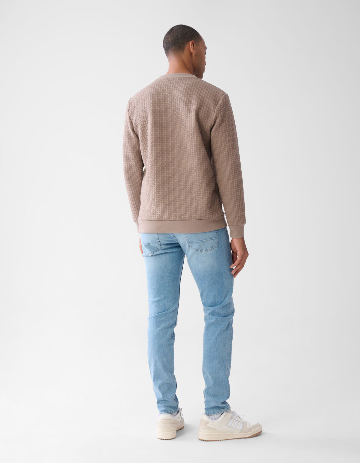 Struktur Pullover Beige SHOEBY MEN