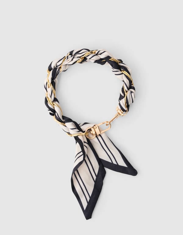 Schalband Schwarz/Wei&szlig; SHOEBY ACCESSOIRES