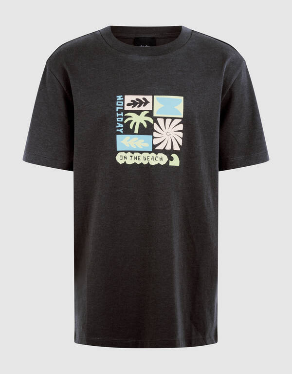 Holiday Artwork T-shirt Dunkelgrau SHOEBY BOYS