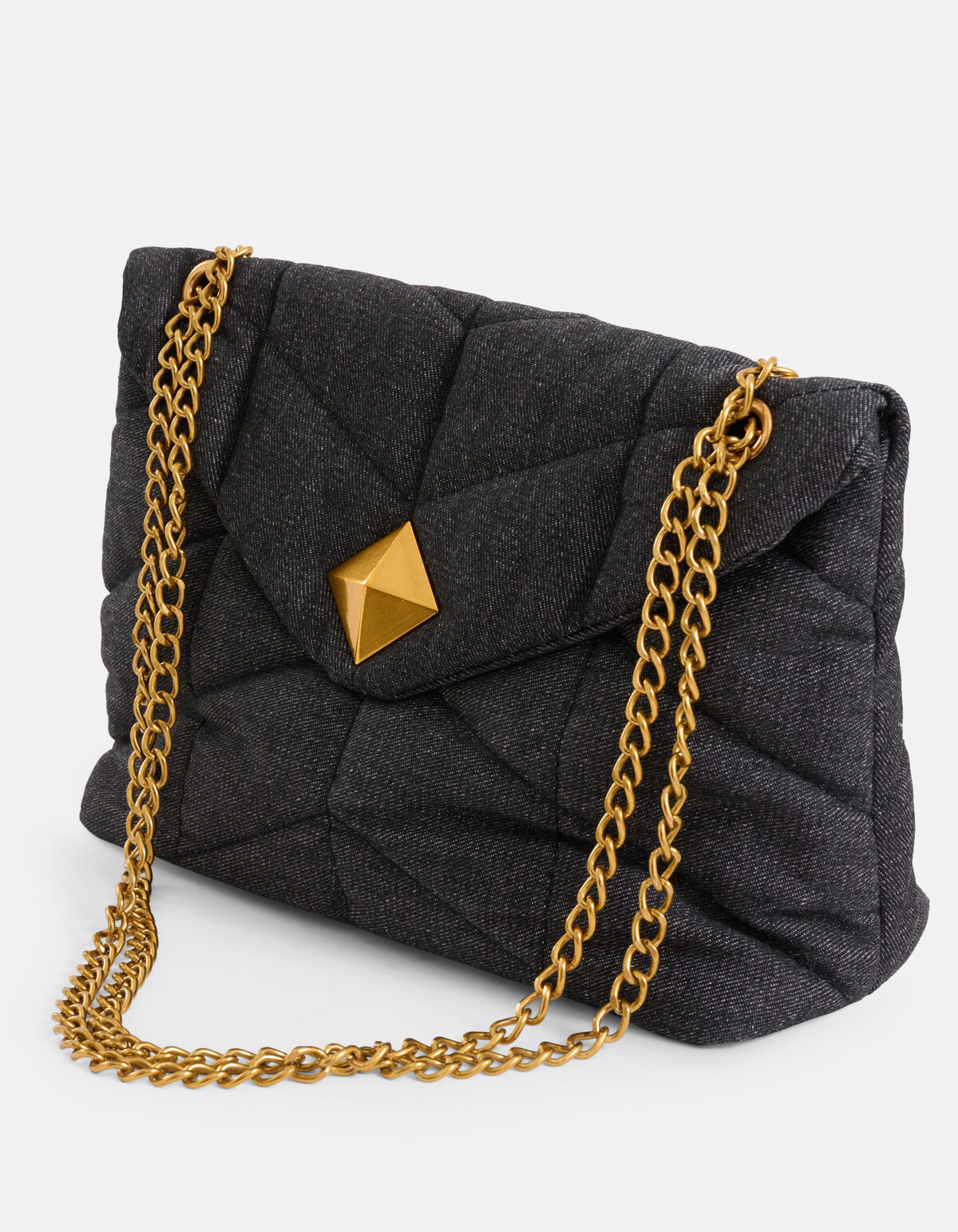 Denim-Tasche Dunkelgrau SHOEBY ACCESSOIRES