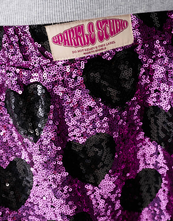 Pailletten-Minirock Rosa SHOEBY GIRLS