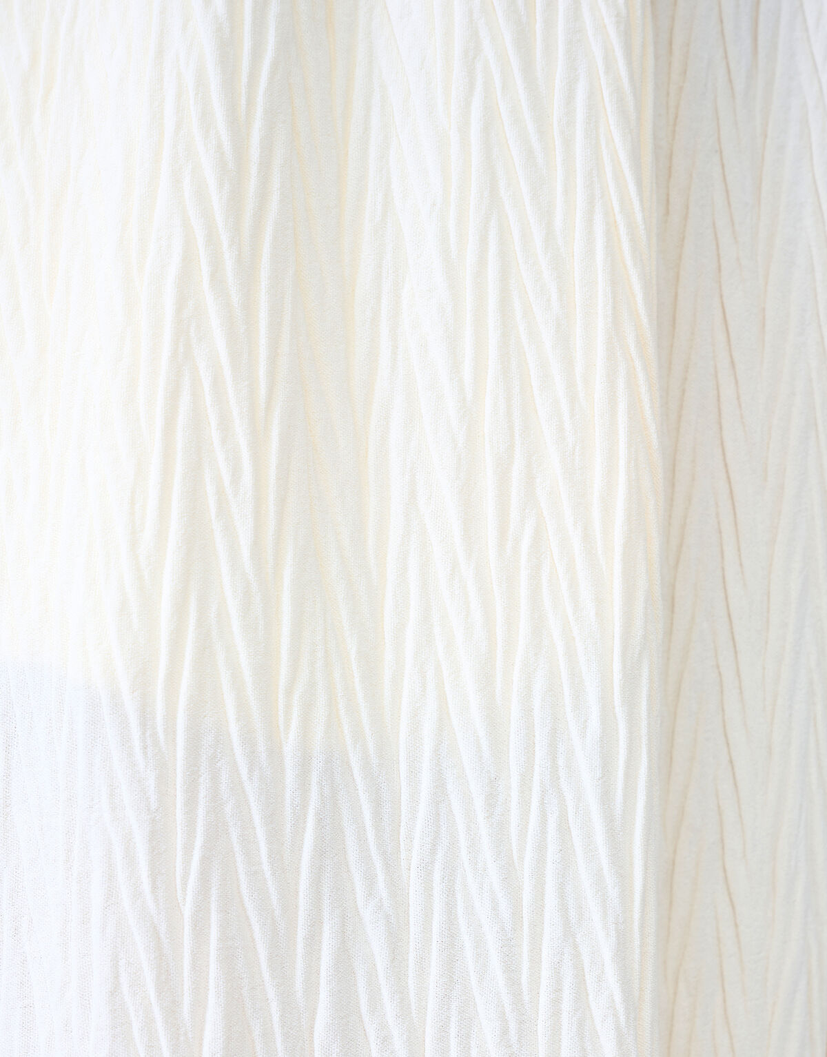 Crinkle Hose mit weitem Bein Off White SHOEBY WOMEN