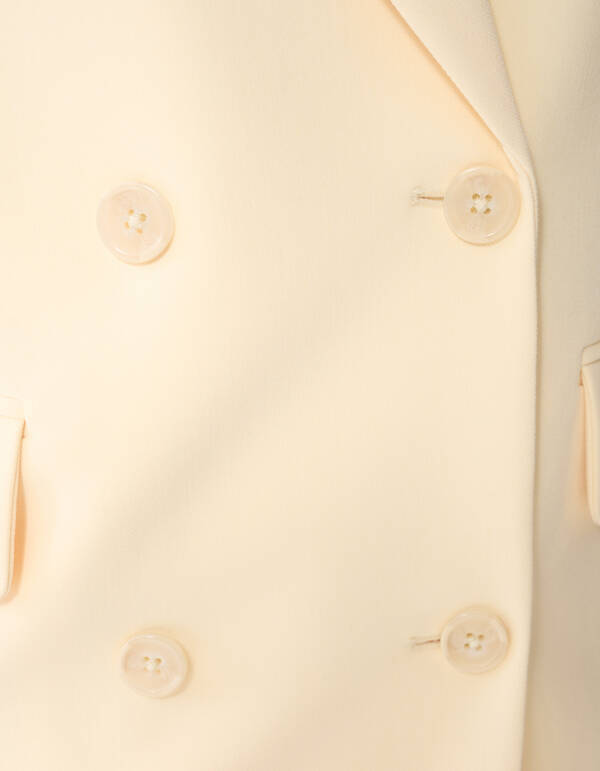 Kurzarmblazer Kleid Hellgelb SHOEBY WOMEN