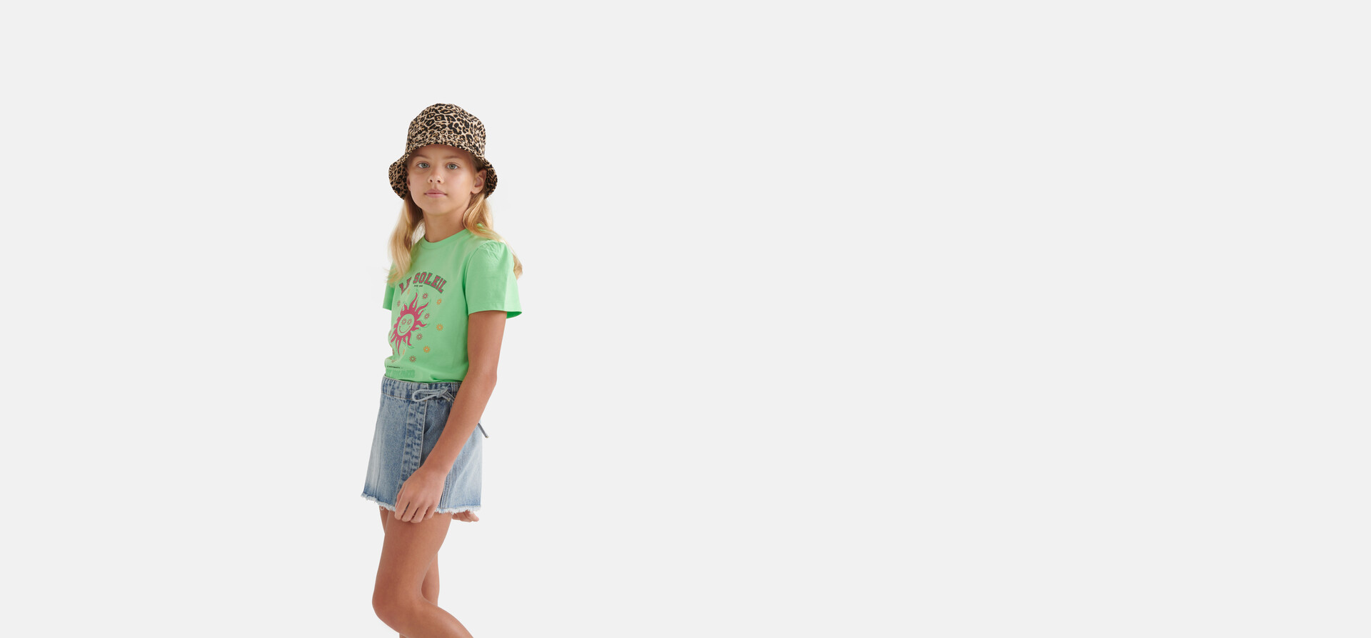 Denim Skort Gebleicht SHOEBY GIRLS