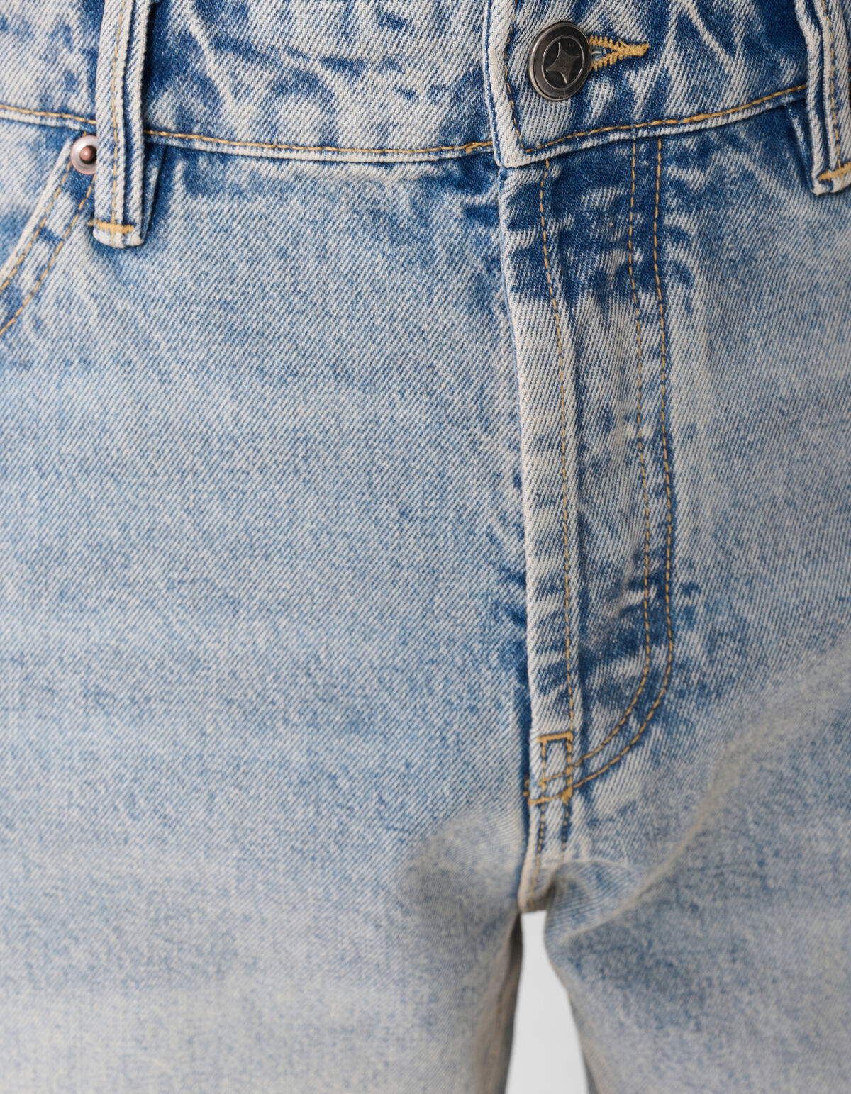 Baggy Fit Jeans Waschblau/Grau L32 SHOEBY MEN