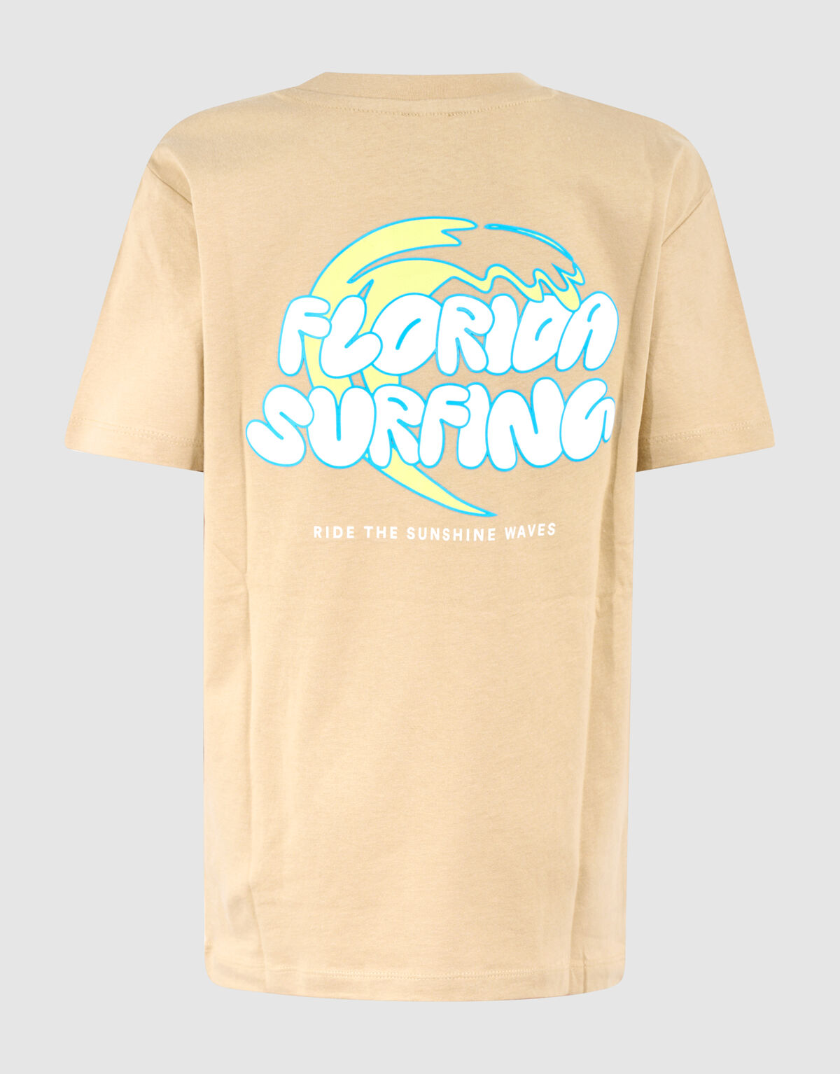Florida Kunstwerk T-shirt Beige SHOEBY BOYS