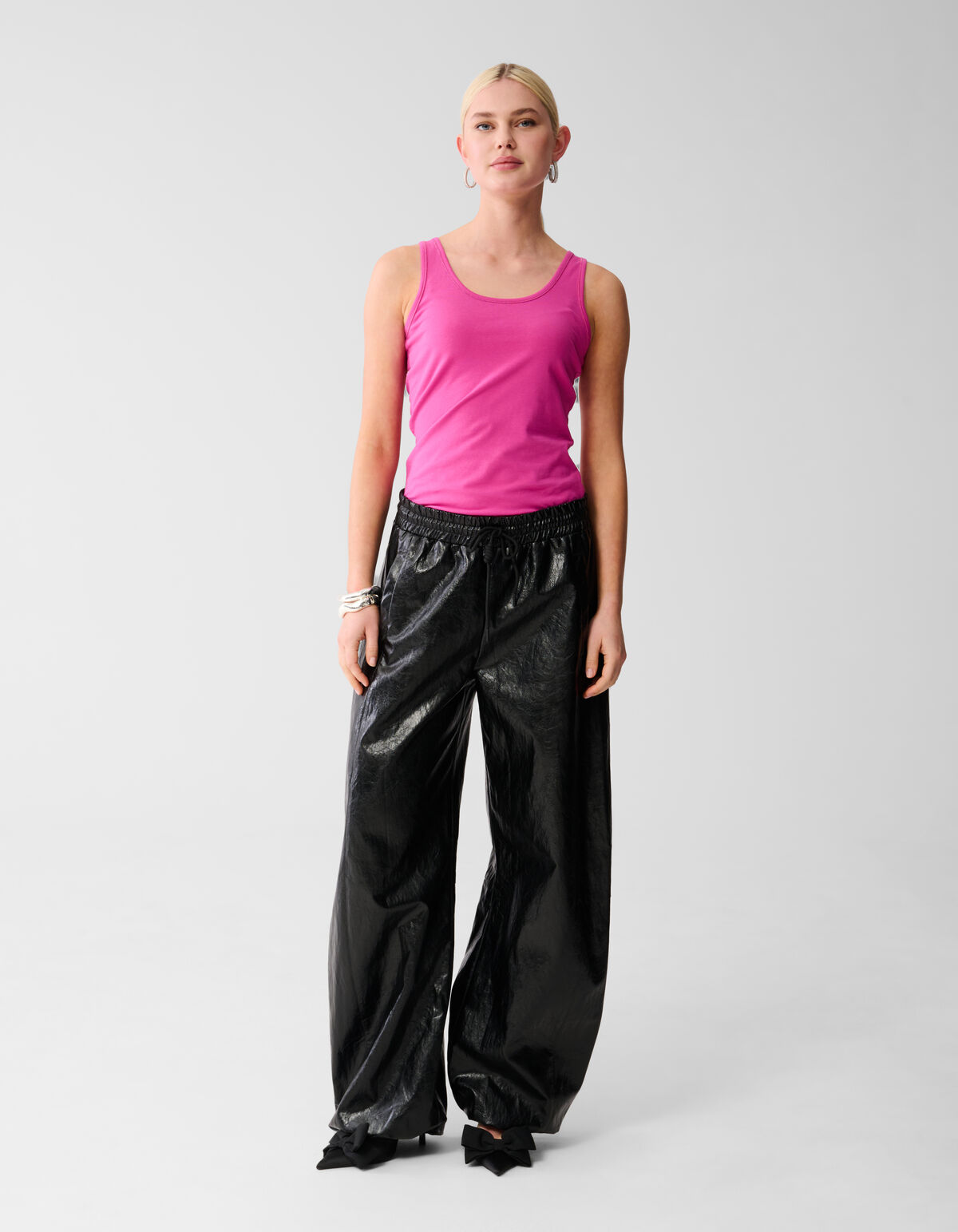 Basic Tank Top Dunkelrosa SHOEBY WOMEN