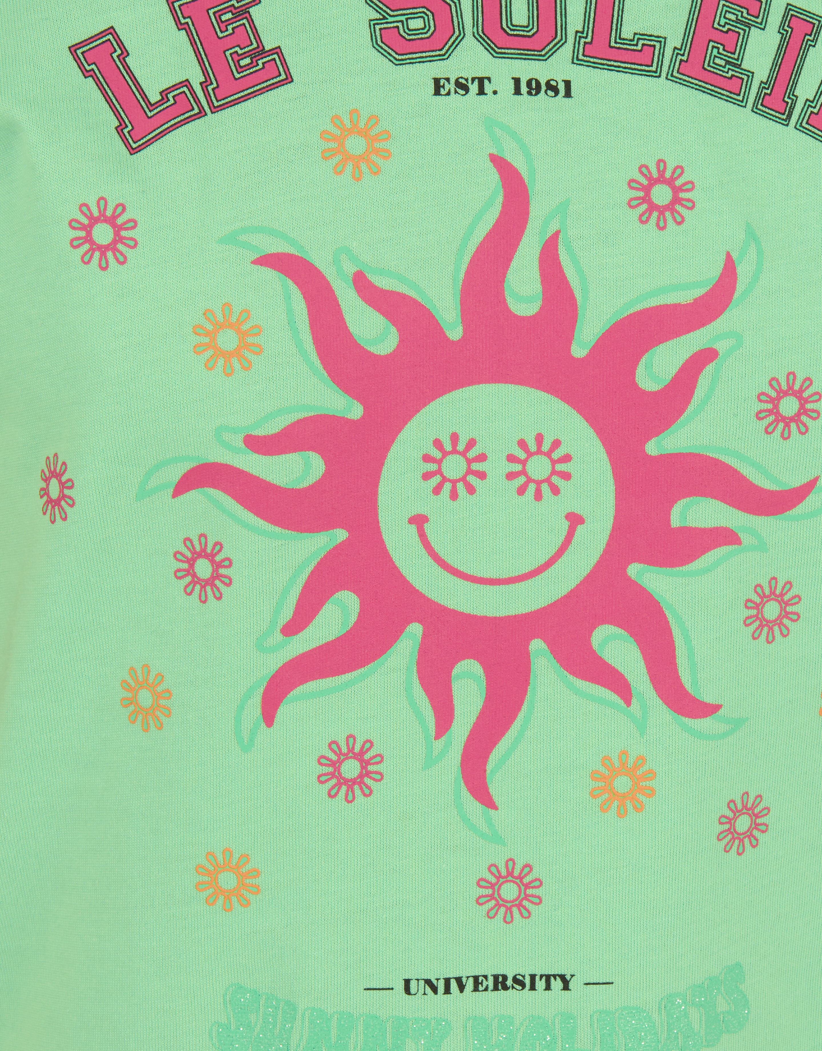 Bedrucktes T-shirt Grün SHOEBY GIRLS