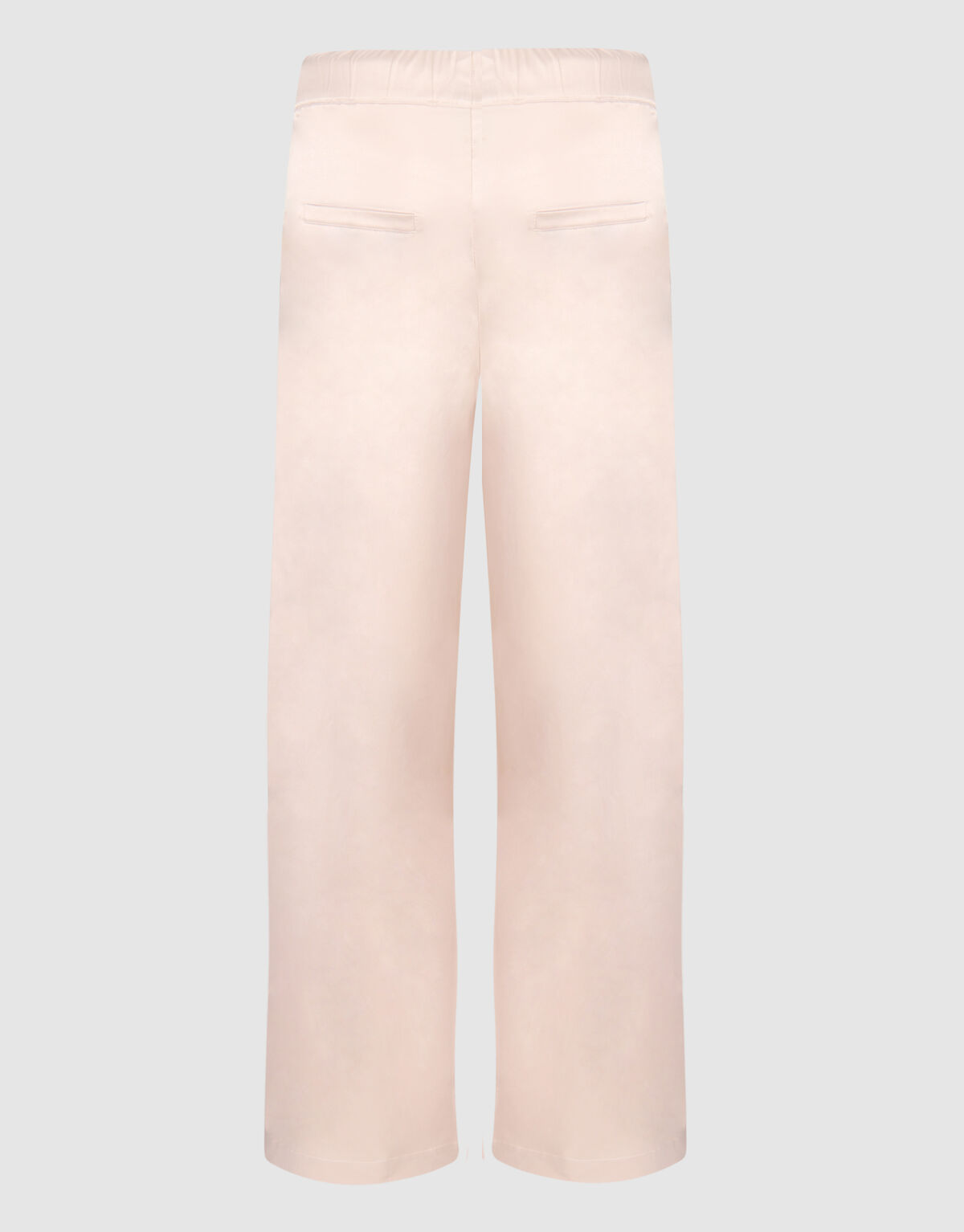 Satin Wide Leg Trousers Sand SHOEBY WOMEN