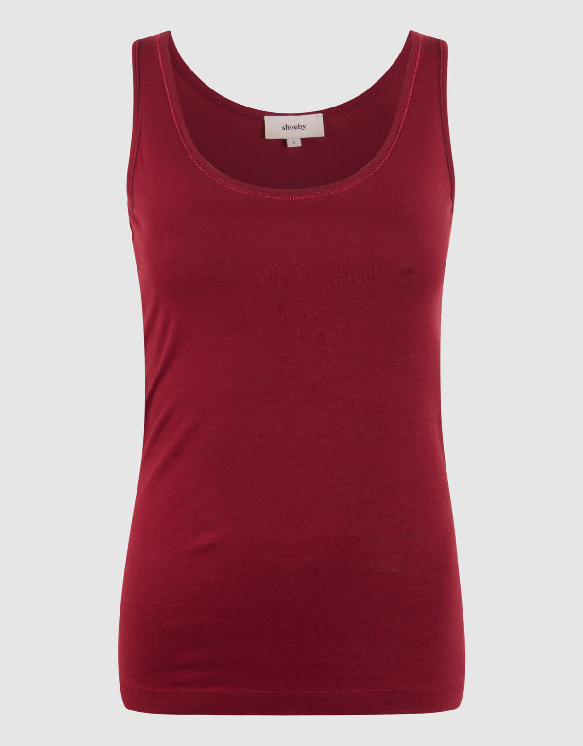 Basic Tanktop Rot SHOEBY WOMEN