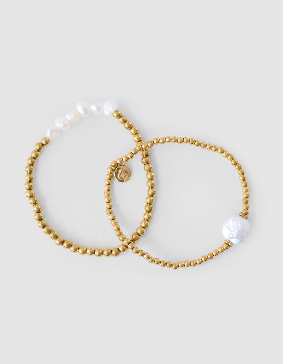 Perlenarmband Gold SHOEBY ACCESSOIRES