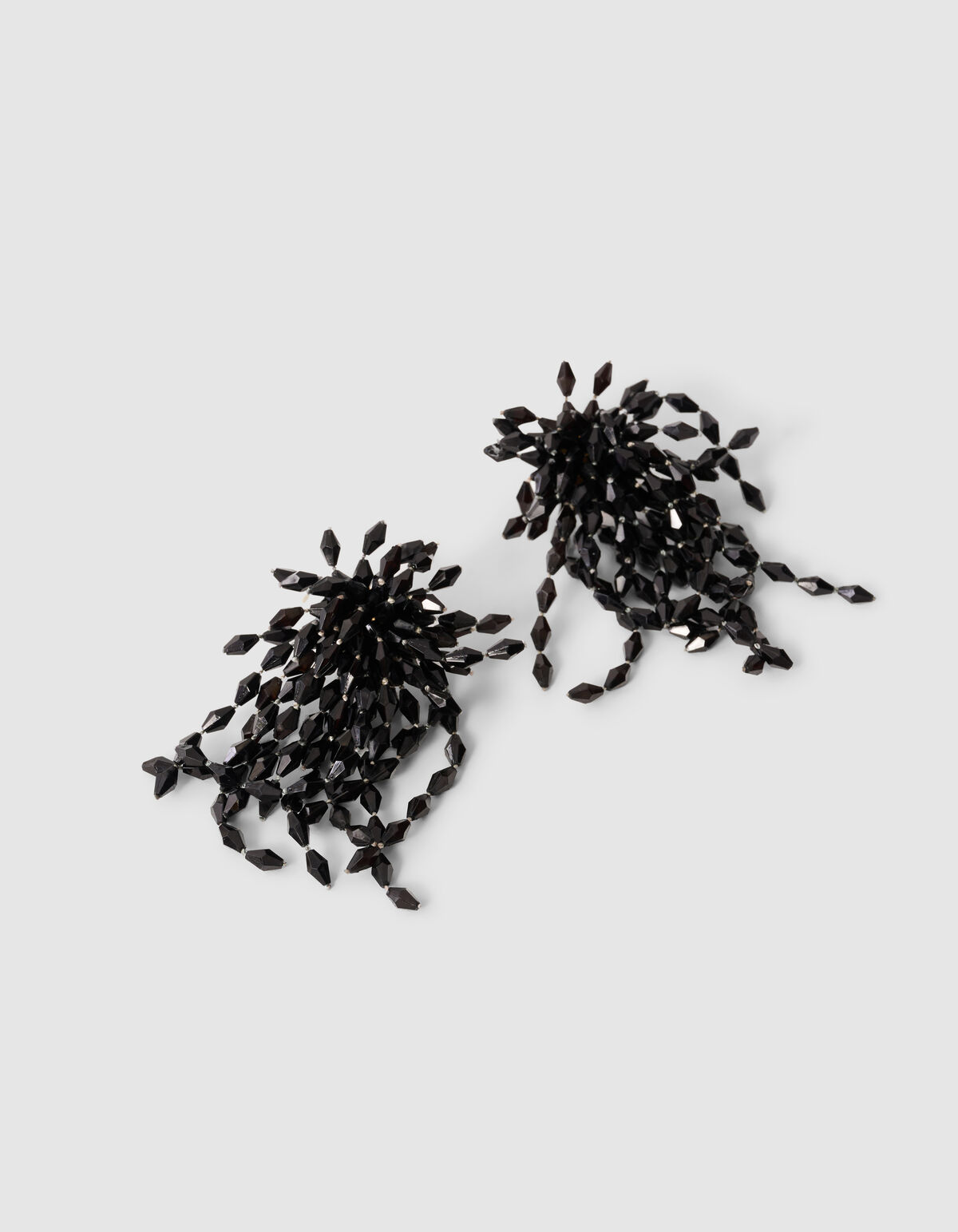 Beaded Wasserfall Ohrringe Schwarz SHOEBY ACCESSOIRES