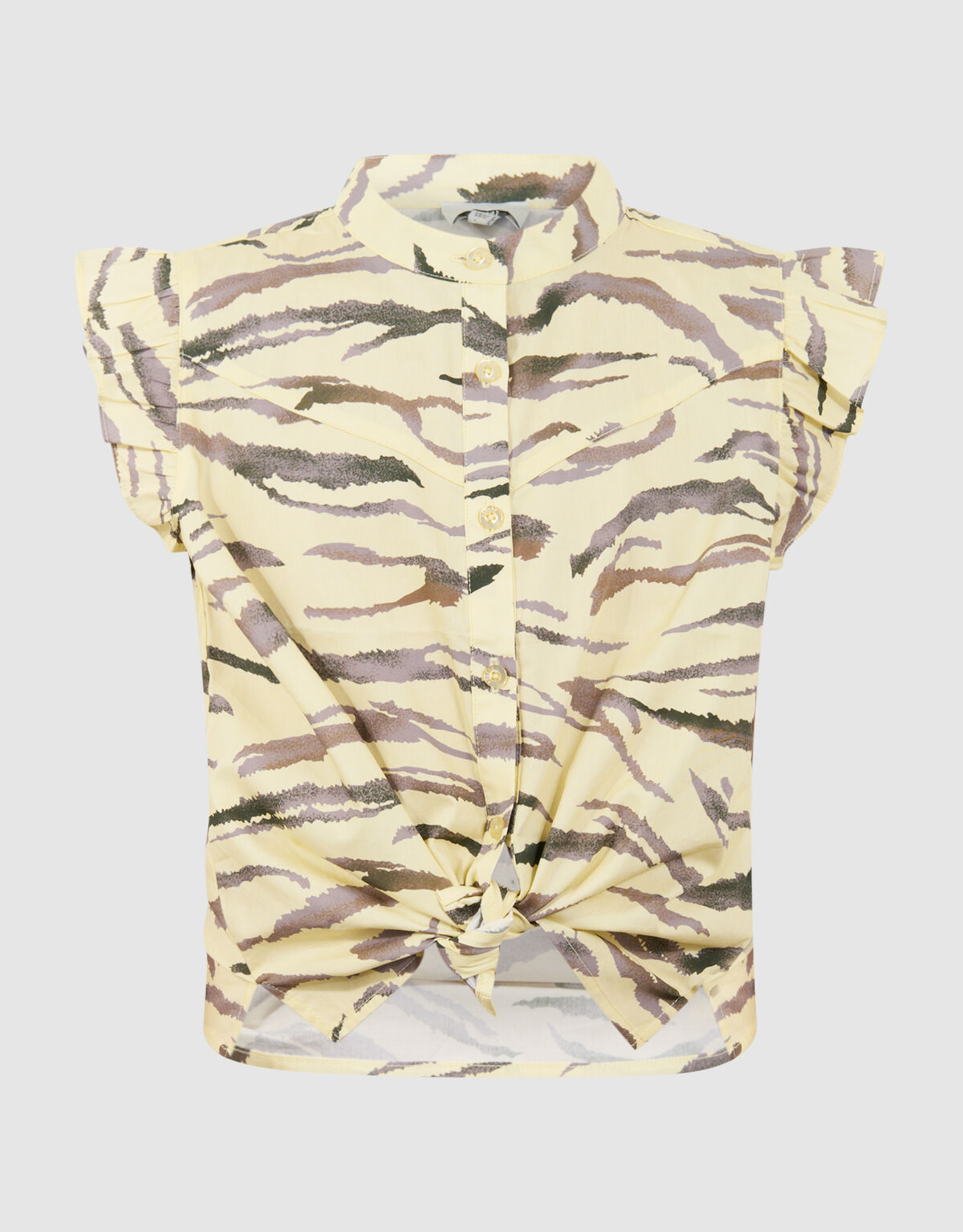 Tiger R&uuml;schentop Hellgelb SHOEBY GIRLS