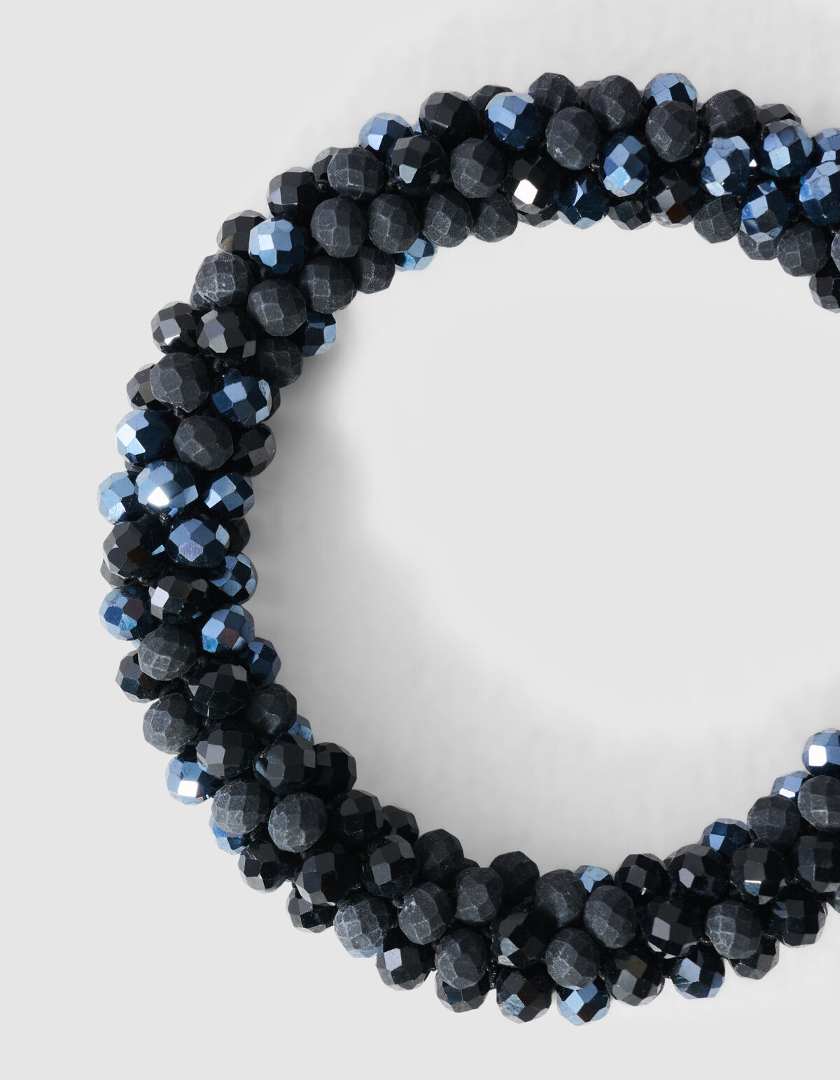 Beaded Elastieken Armband Donkerblauw SHOEBY ACCESSOIRES