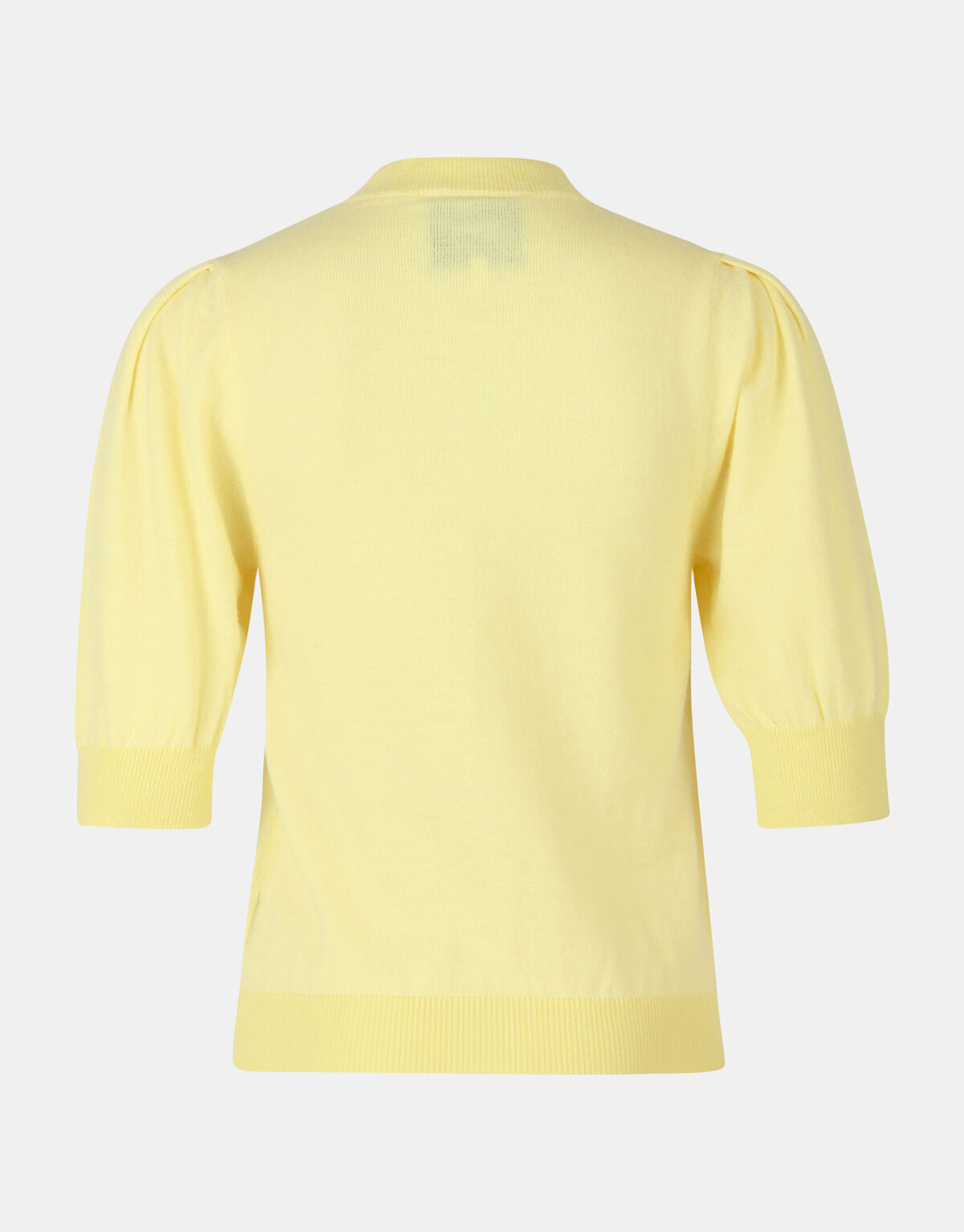 Stricktop mit Puffärmeln Gelb SHOEBY WOMEN