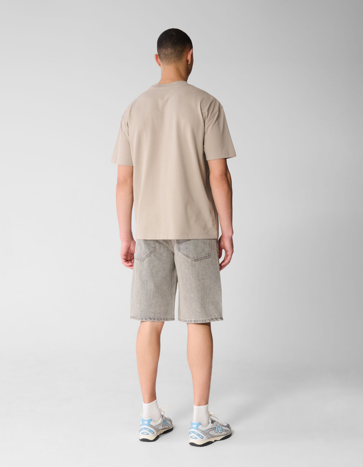 Grafisches Text-T-Shirt Hellbraun SHOEBY MEN