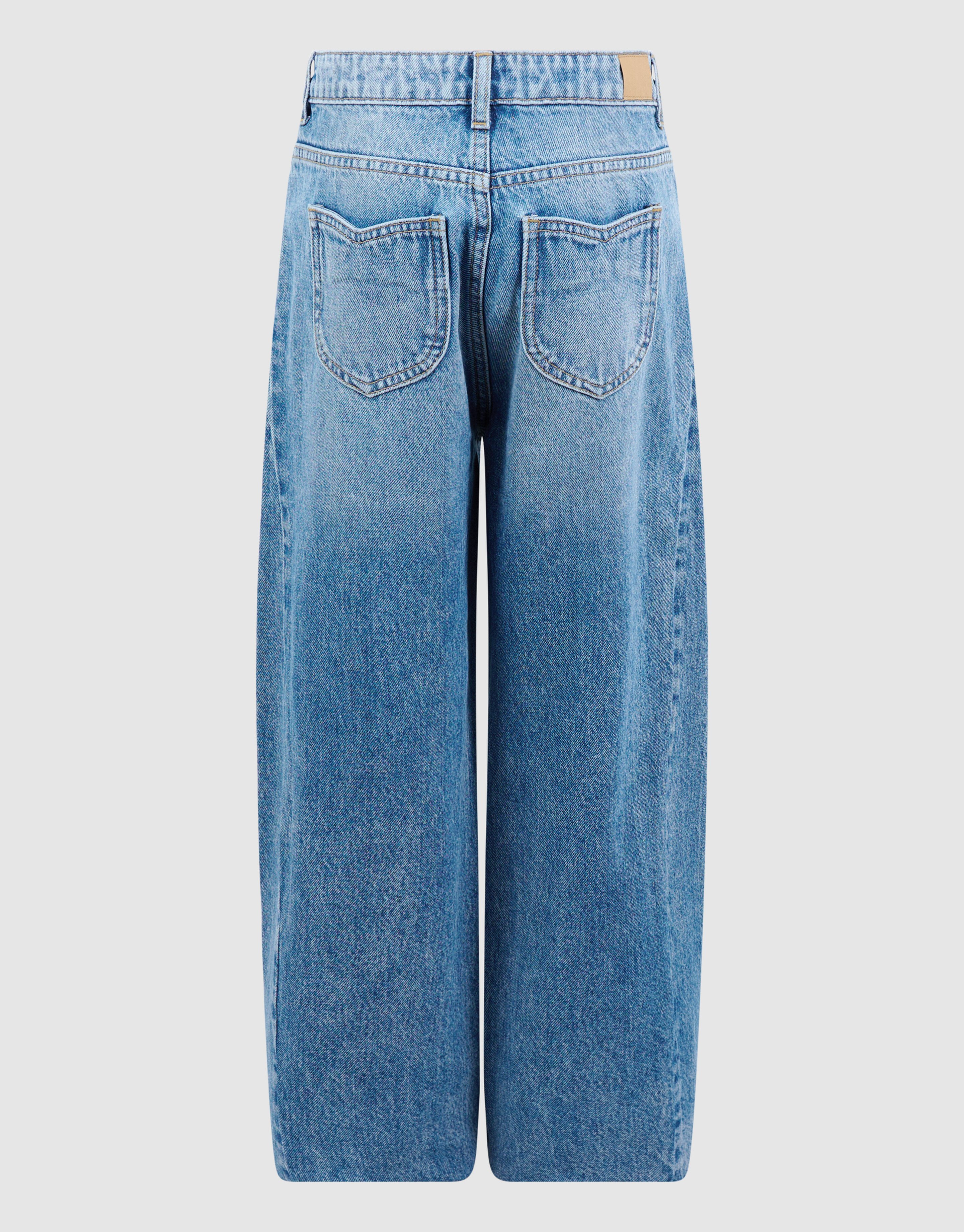 Jeans mit Naht und Barrel-Fit-Passform, blau SHOEBY GIRLS