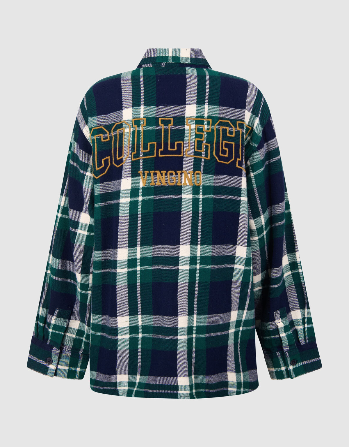 Gekaroiertes Overshirt Dunkelblau von Vingino SHOEBY BOYS
