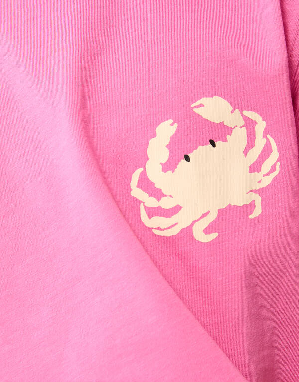 Beach Club Artwork T-shirt Rosa SHOEBY GIRLS