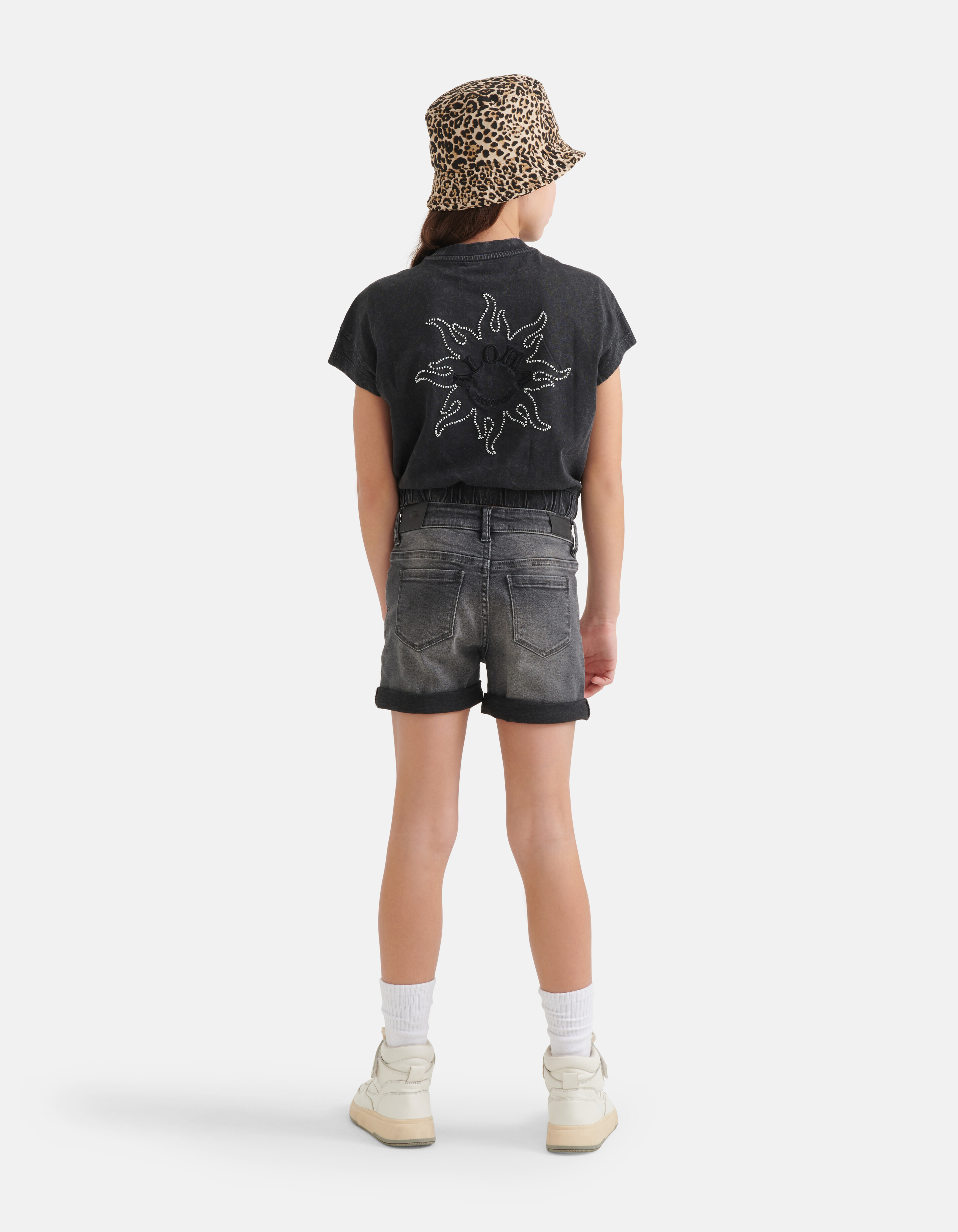 Denim Short Dunkelgrau SHOEBY GIRLS